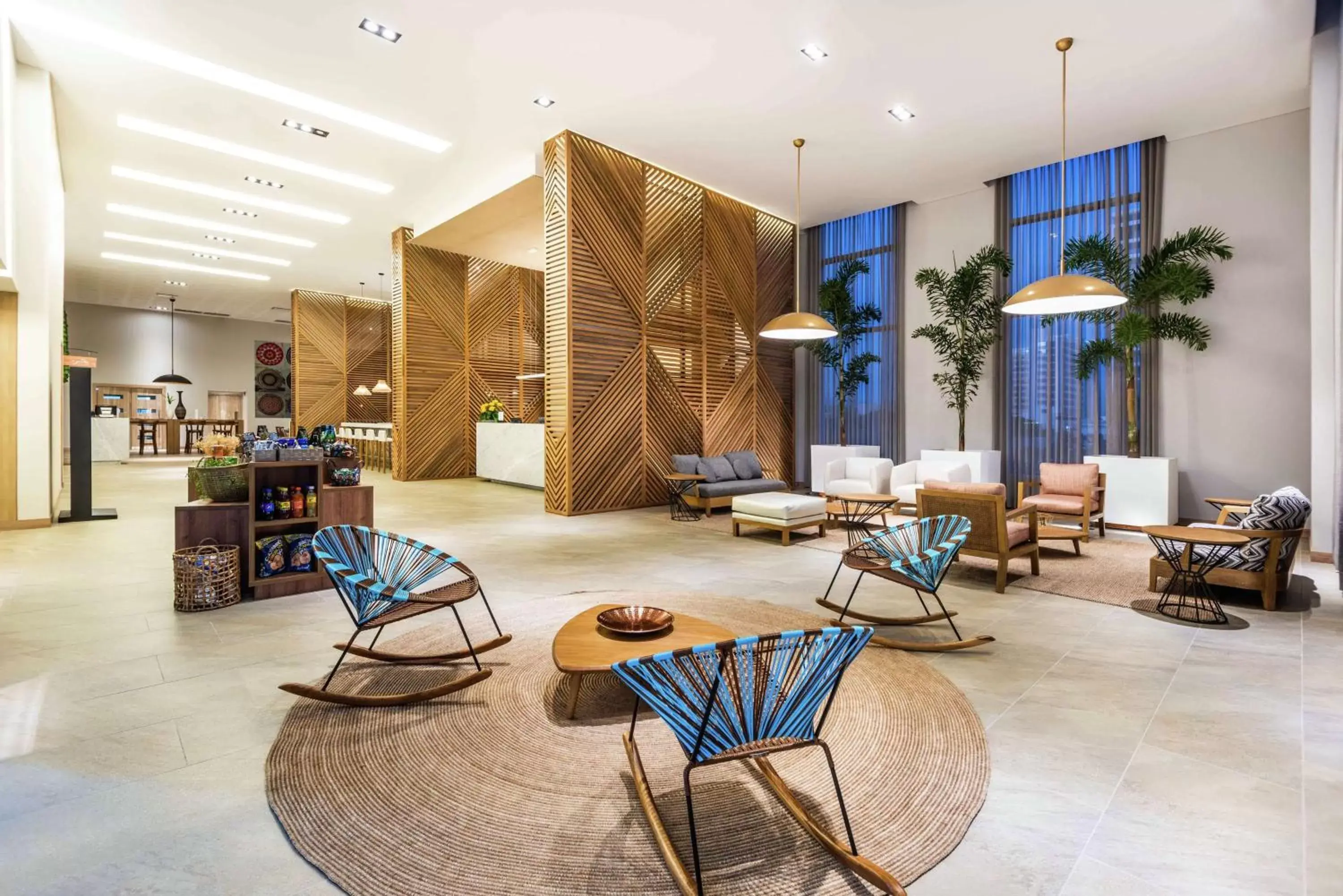 Lobby or reception in Hilton Garden Inn Santa Marta