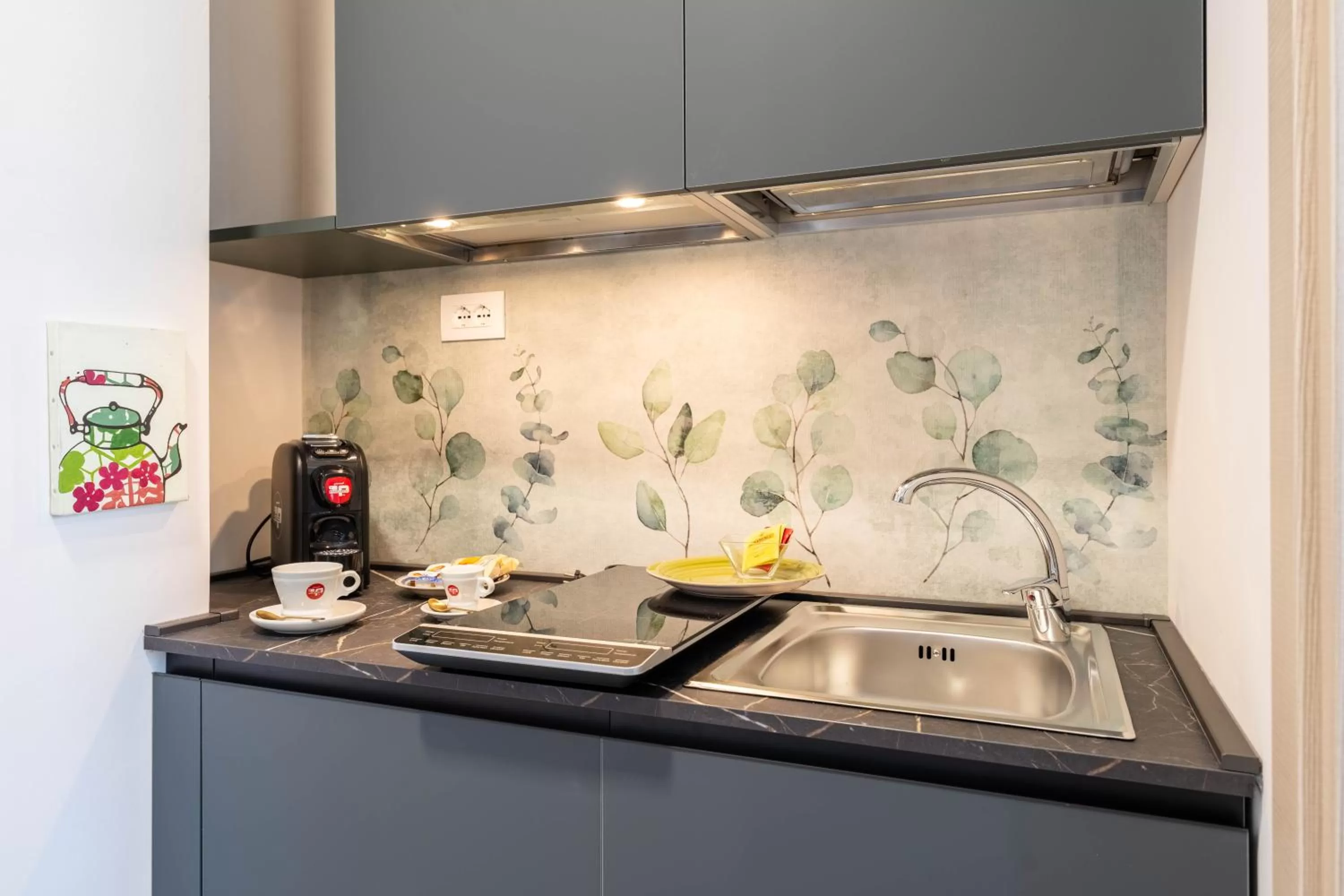 Kitchen or kitchenette in Dea Suite Room