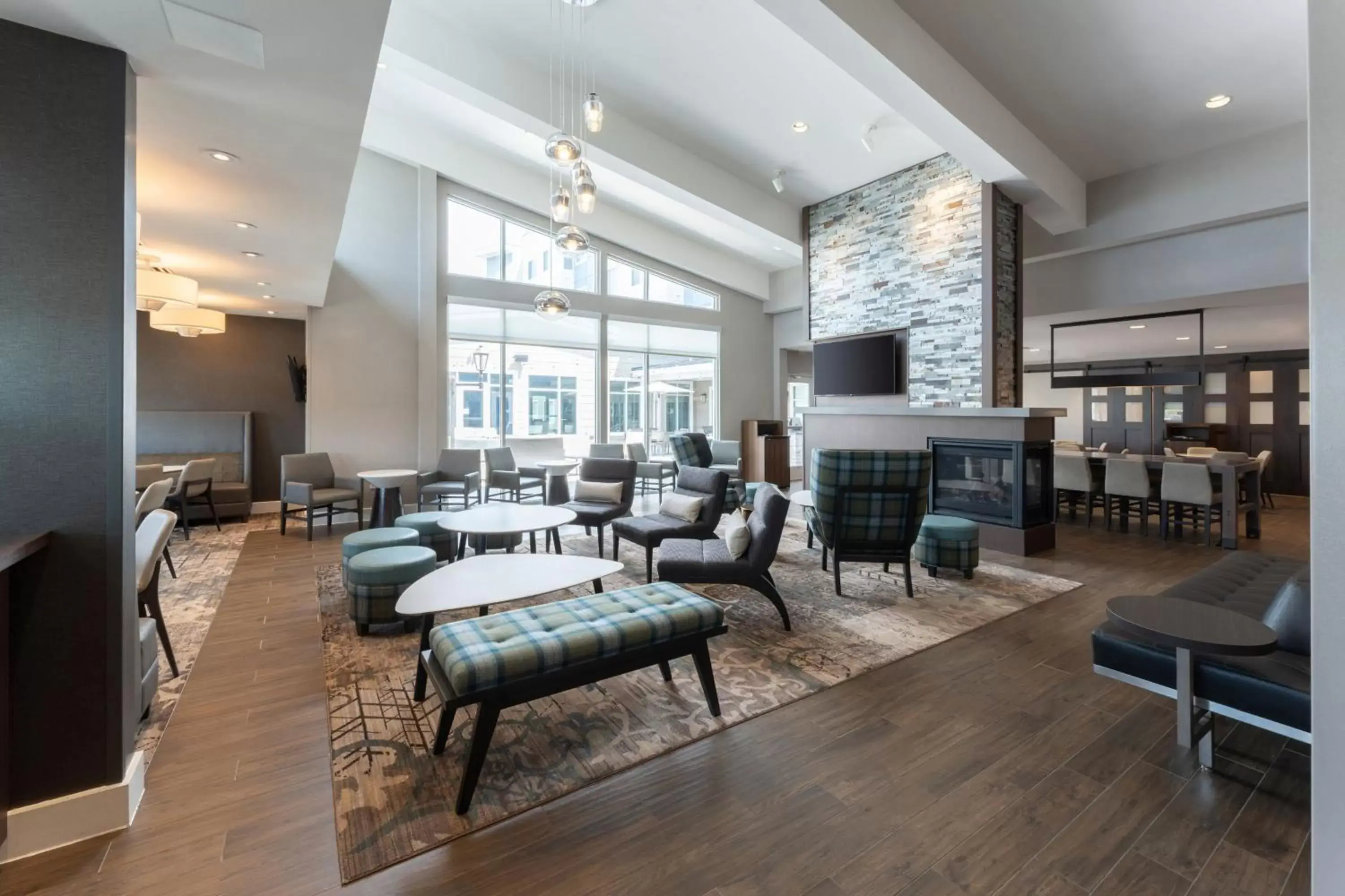 Lobby or reception, Restaurant/Places to Eat in Residence Inn by Marriott Wilkes-Barre Arena