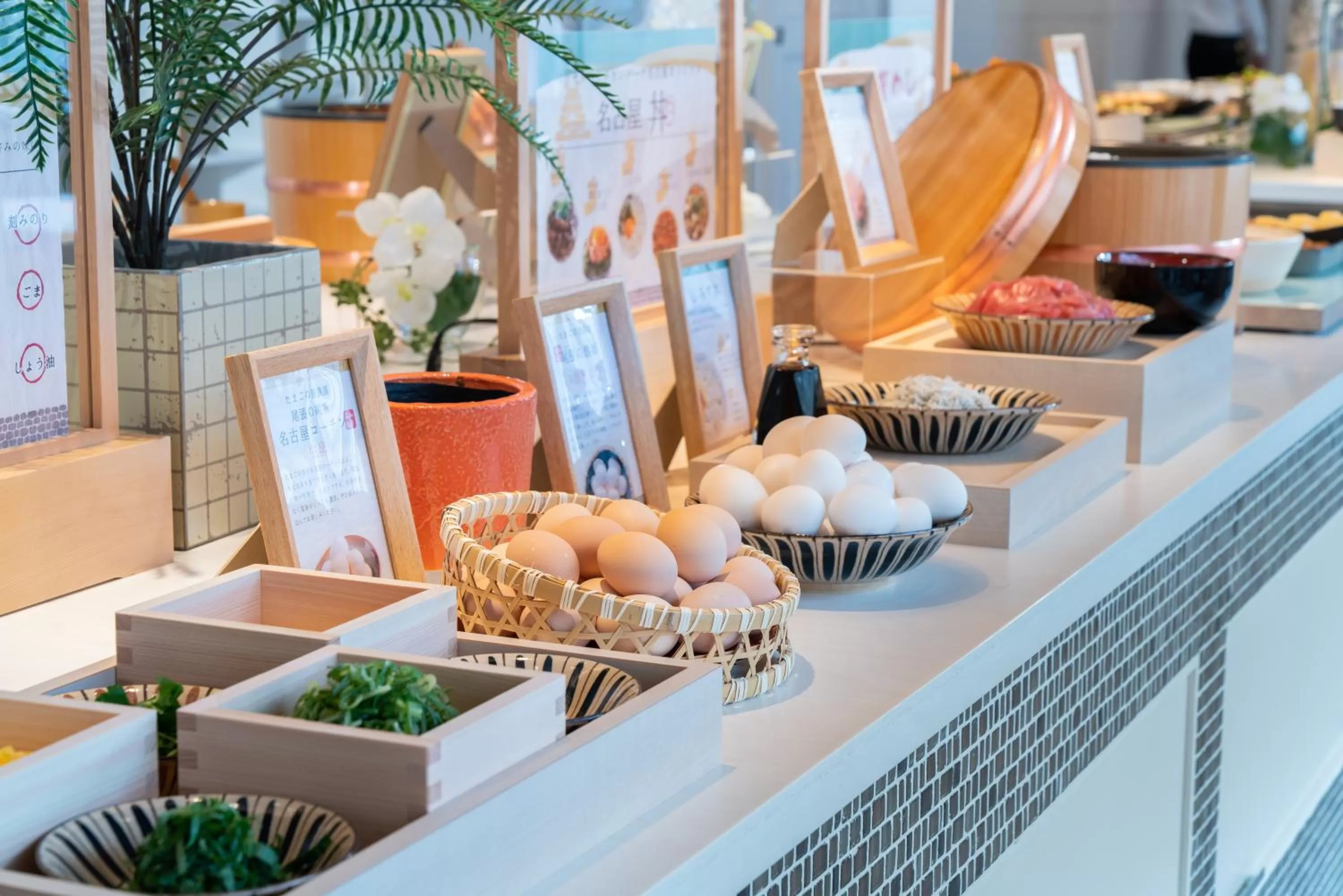 Buffet breakfast in Vessel Hotel Campana Nagoya