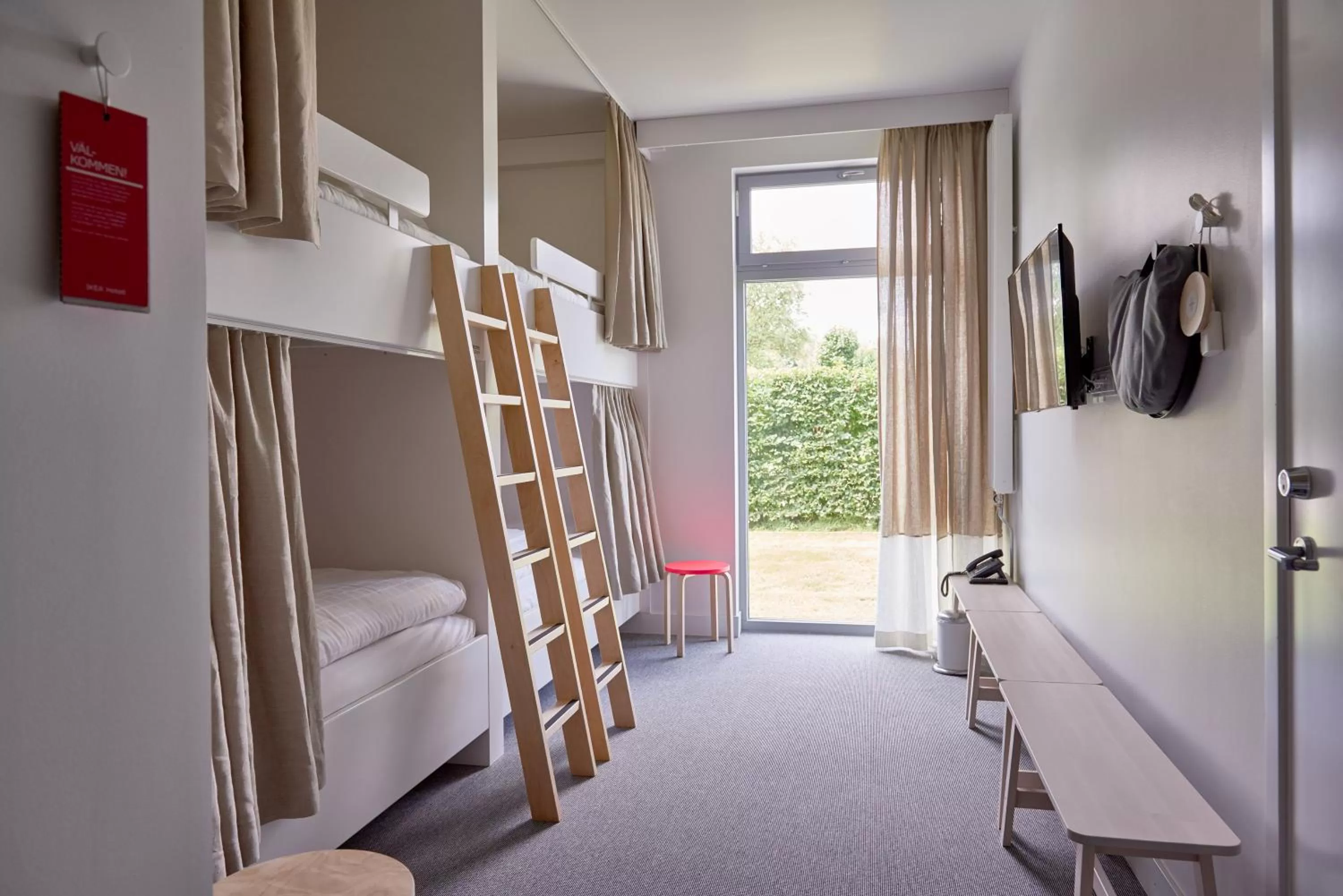 Bedroom, Bed in IKEA Hotell