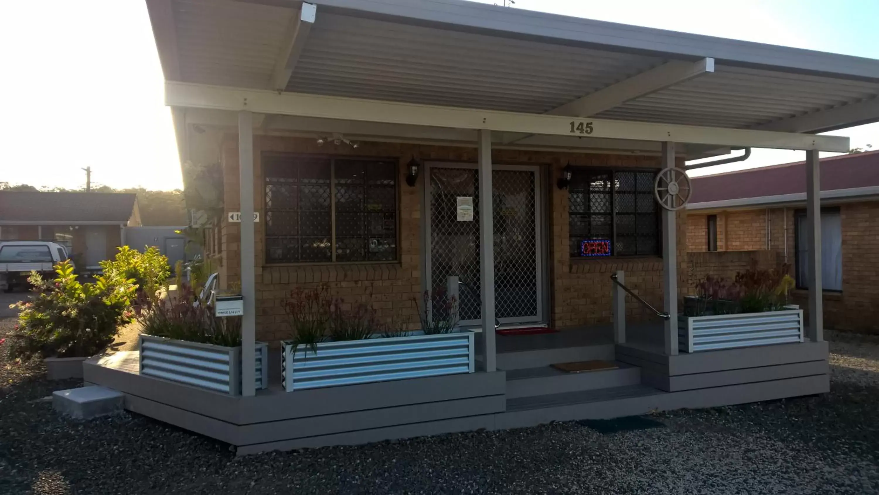 Lobby or reception, Patio/Outdoor Area in Taree Country Motel