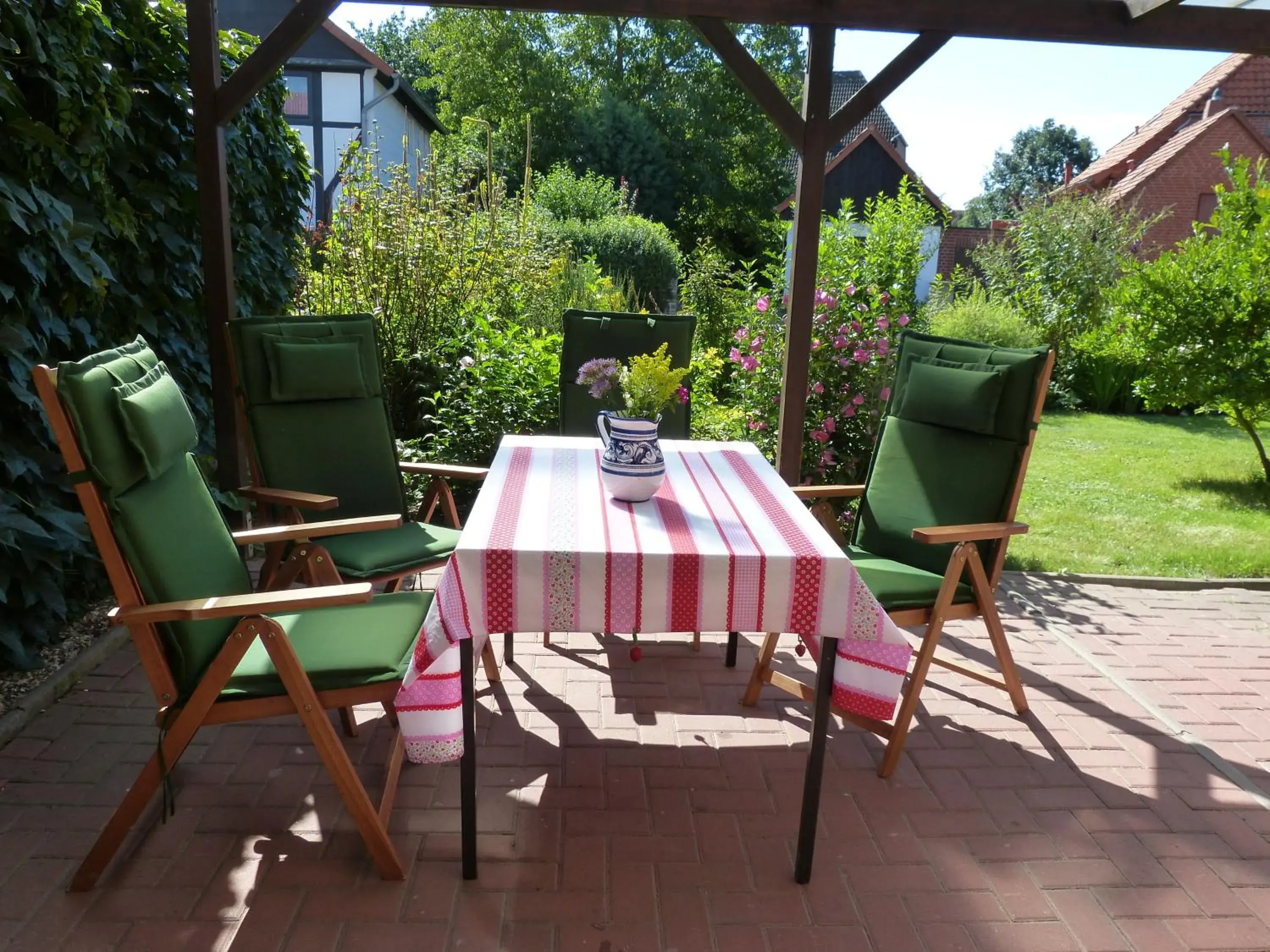 Balcony/Terrace in Landhaus Bolzum