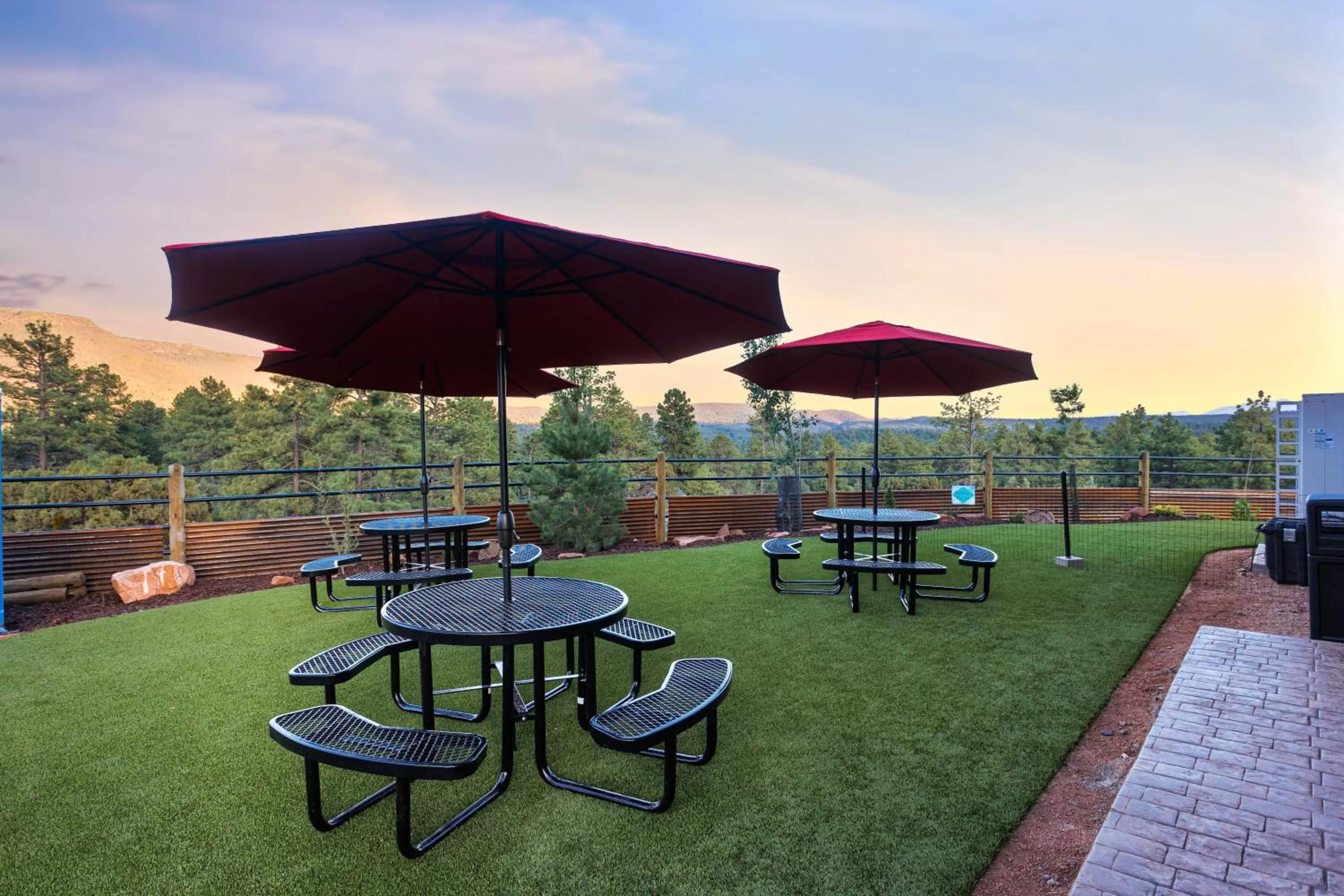 Patio in Lodge at 5600