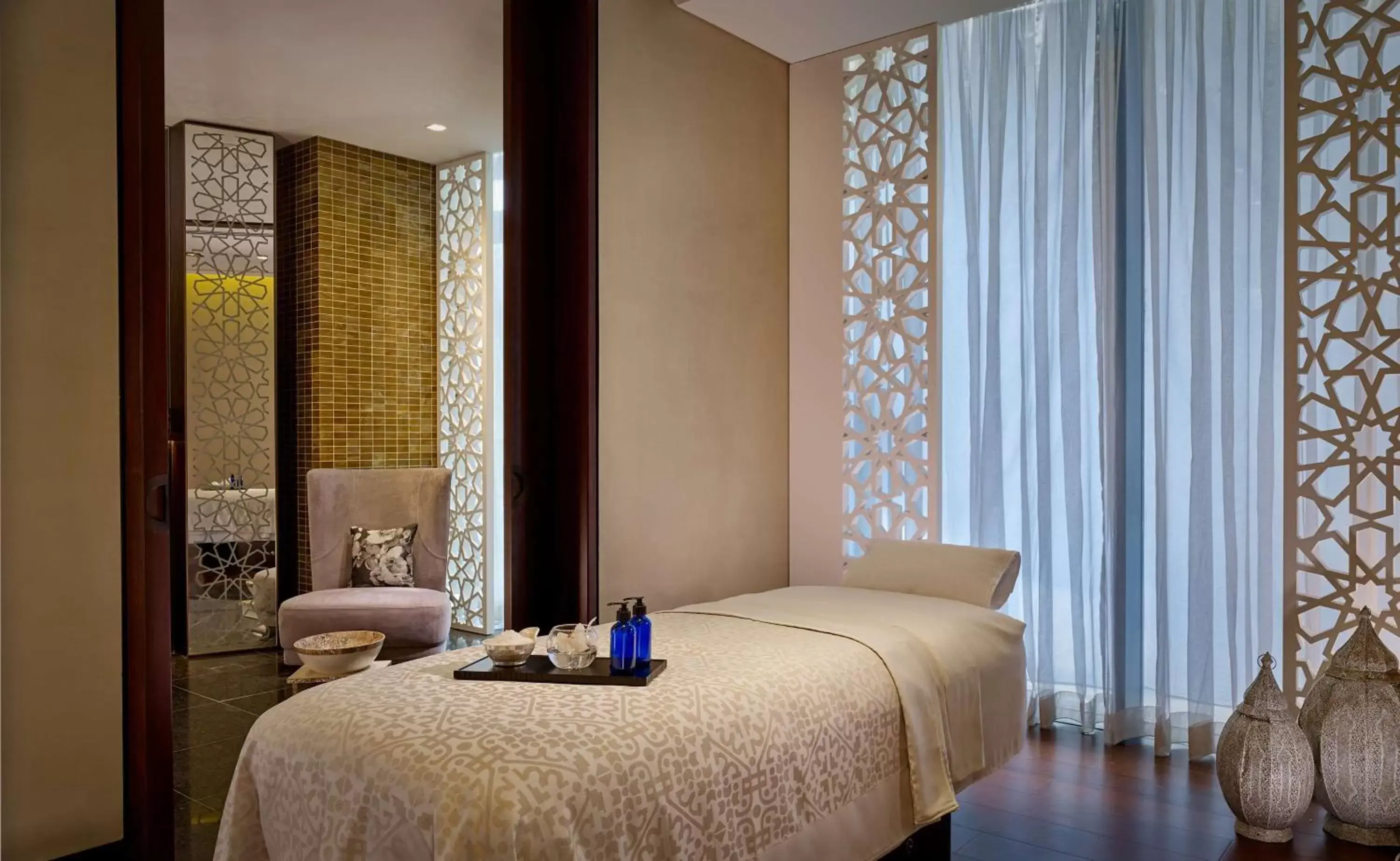 Spa and wellness centre/facilities, Bed in Grand Hyatt Abu Dhabi Hotel & Residences Emirates Pearl