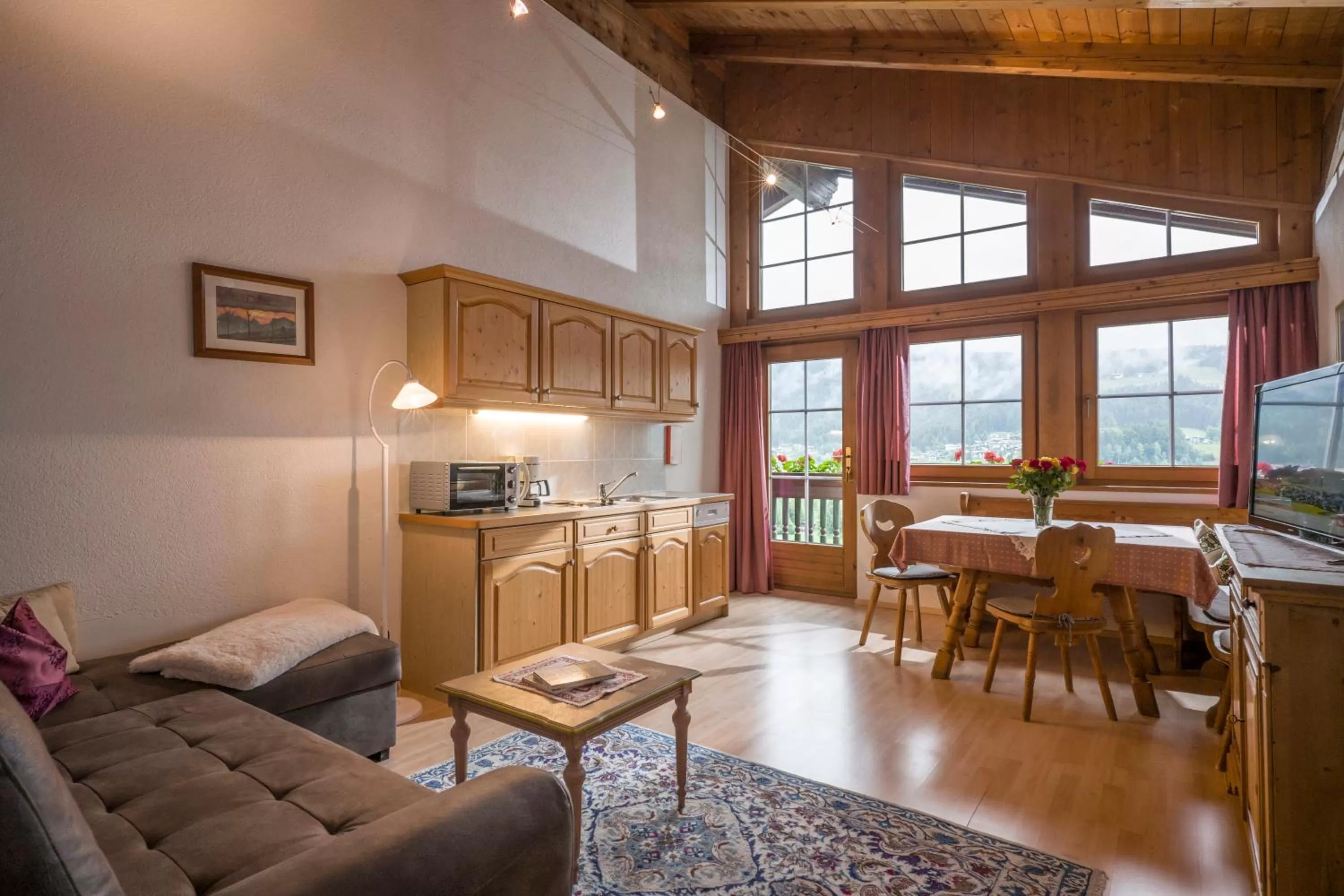 Kitchen or kitchenette in Apparthotel Tom Sojer