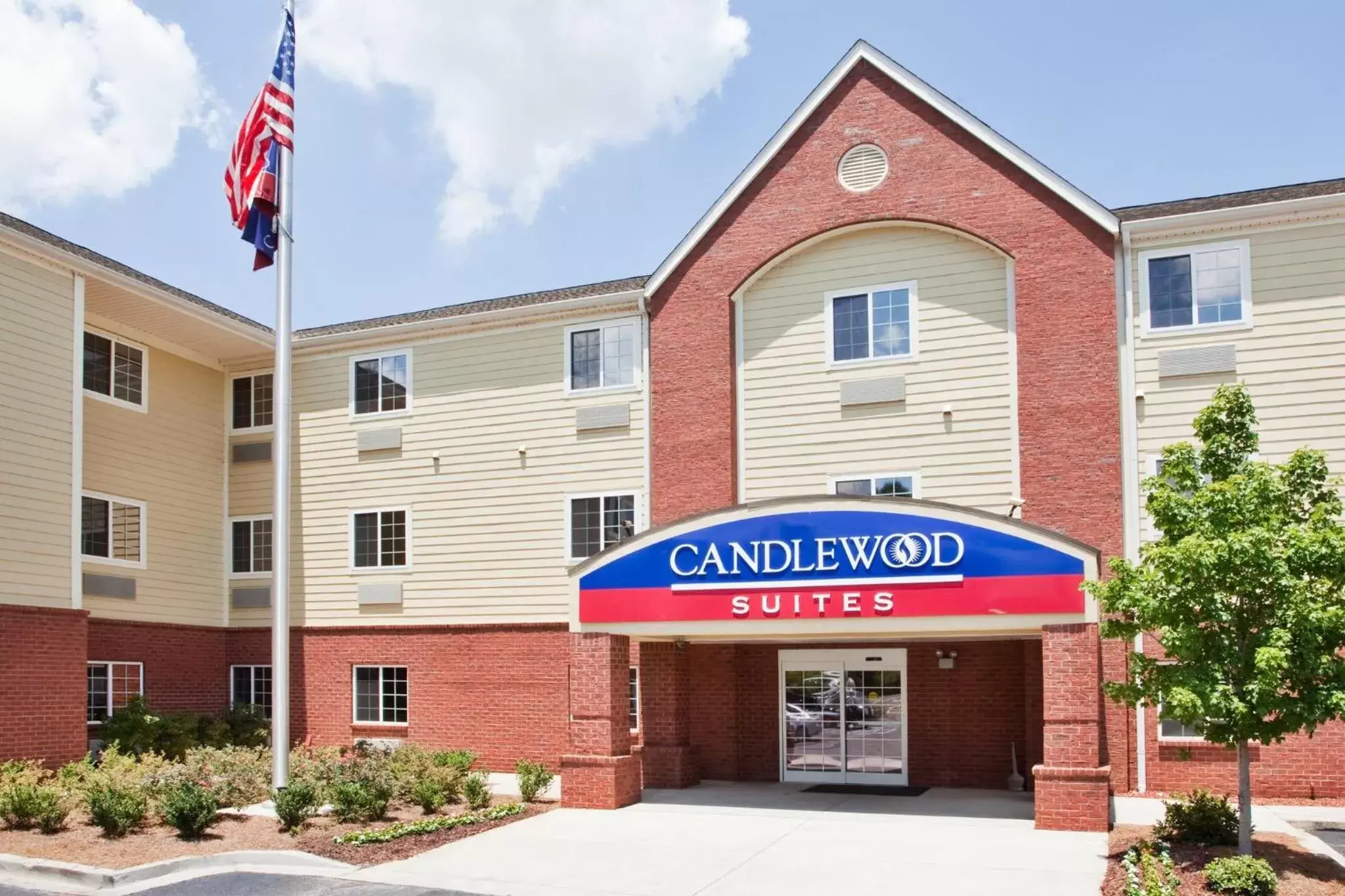 Property building in Candlewood Suites-Augusta, an IHG Hotel