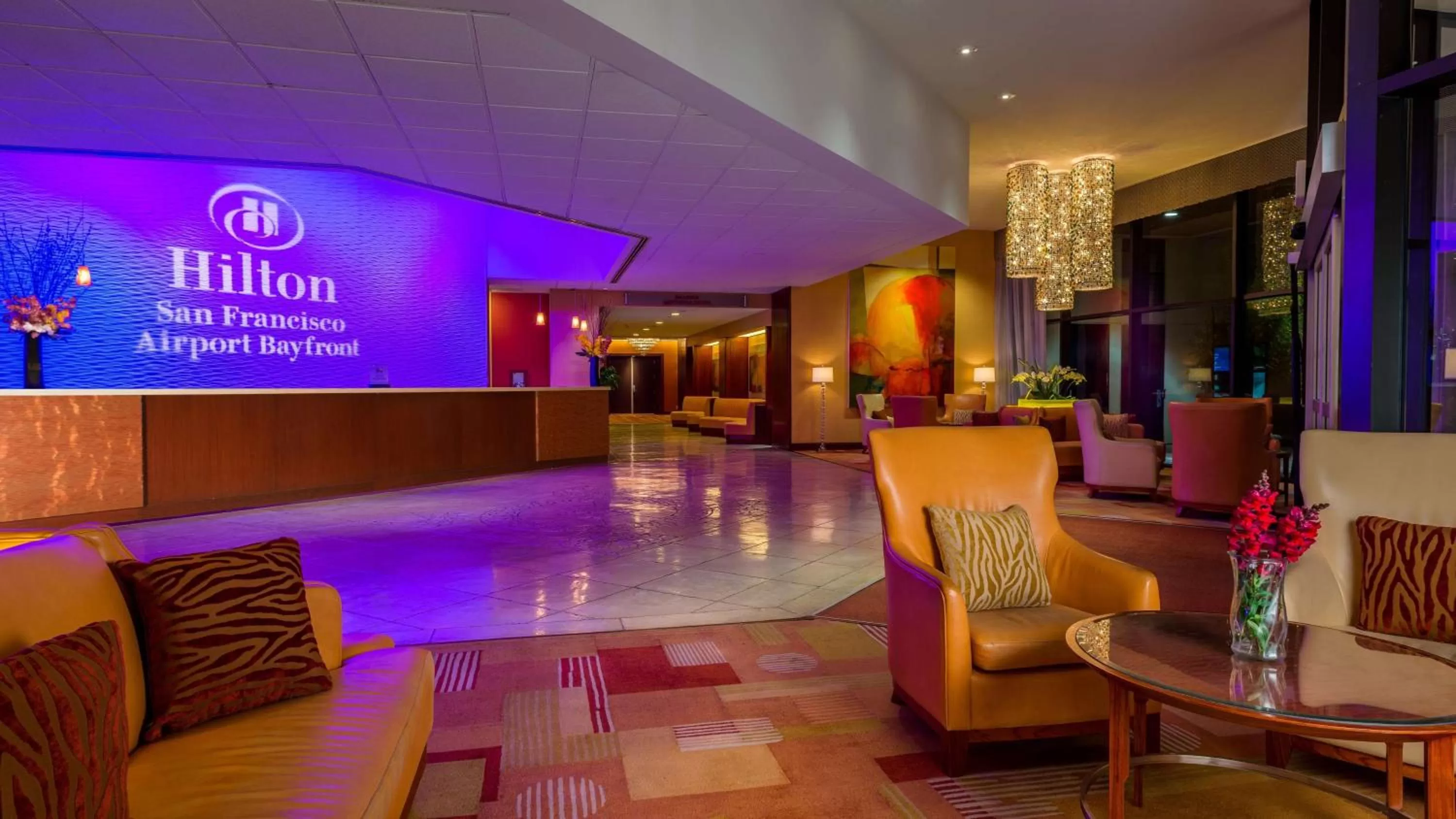 Lobby or reception in Hilton San Francisco Airport Bayfront - No Resort Fee