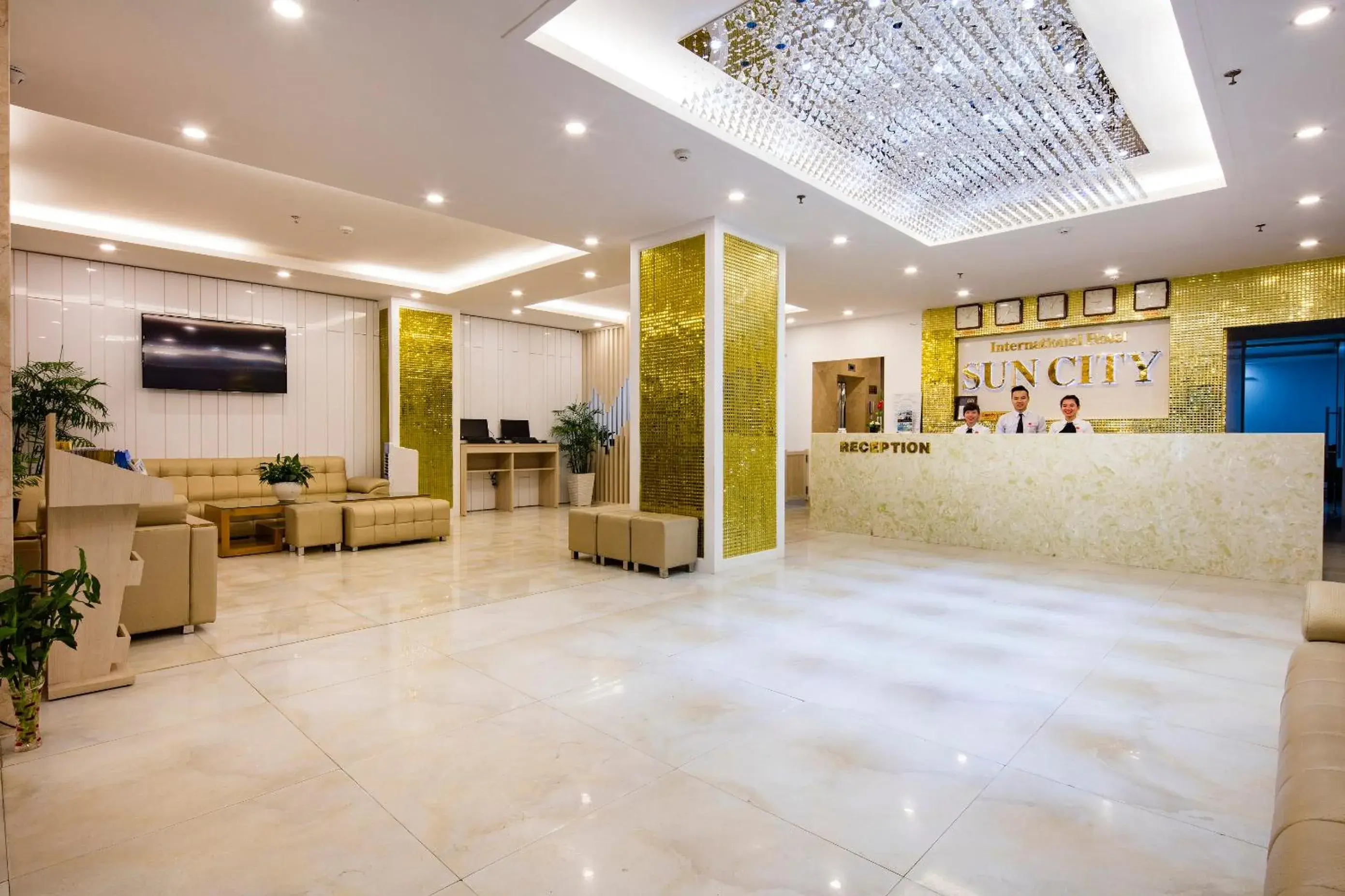 Lobby or reception in Sun City Hotel