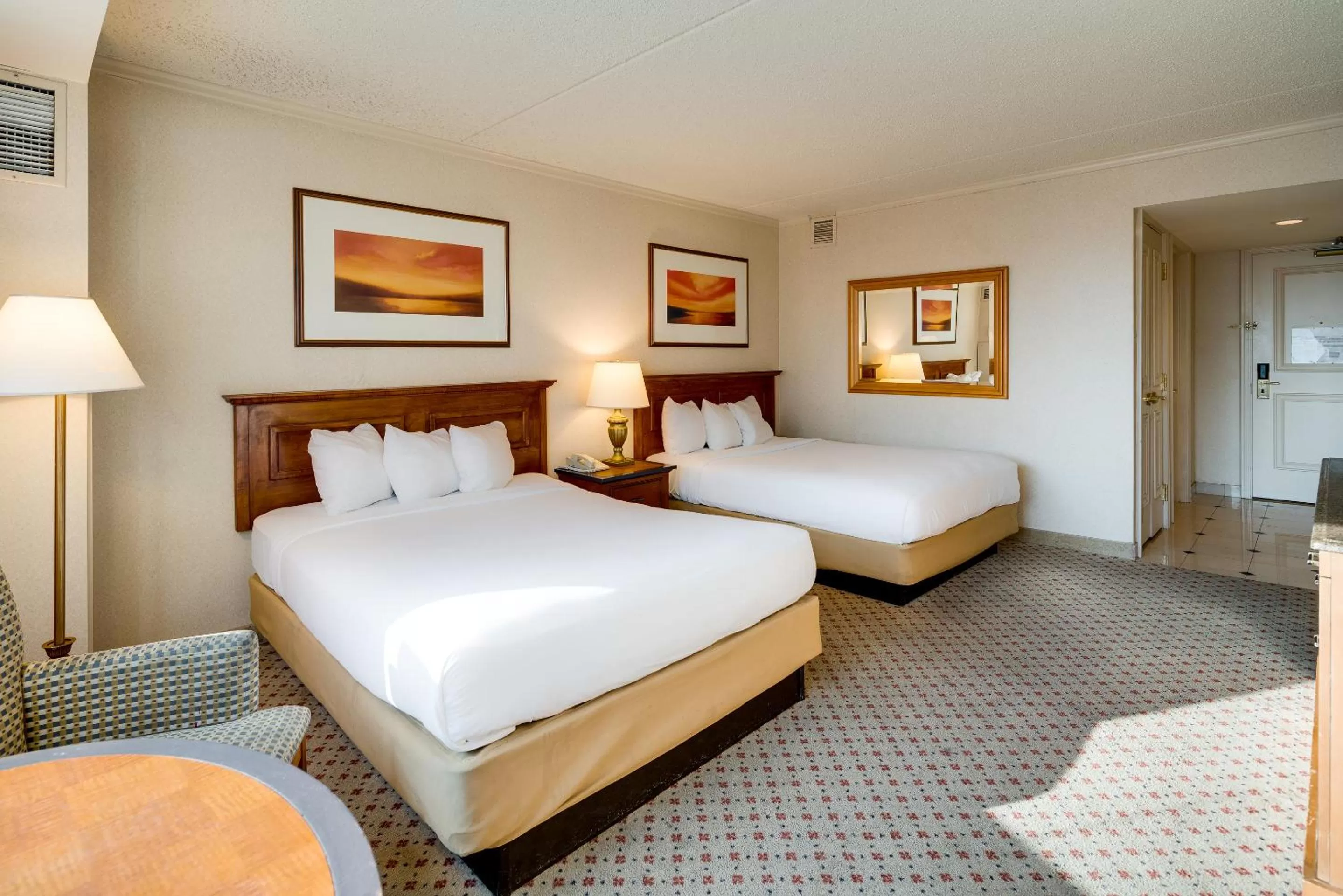 Bed in Showboat Hotel Atlantic City