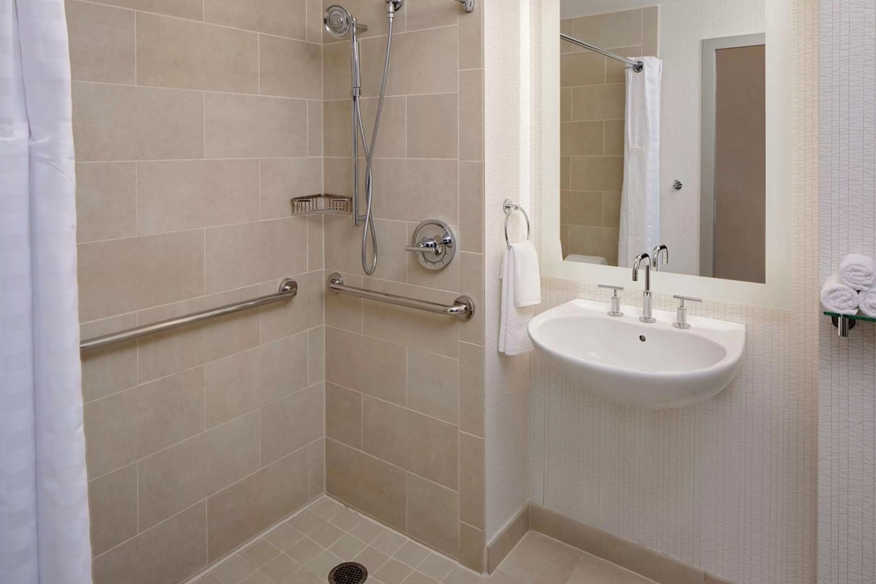 Bathroom in DoubleTree by Hilton Chicago Magnificent Mile