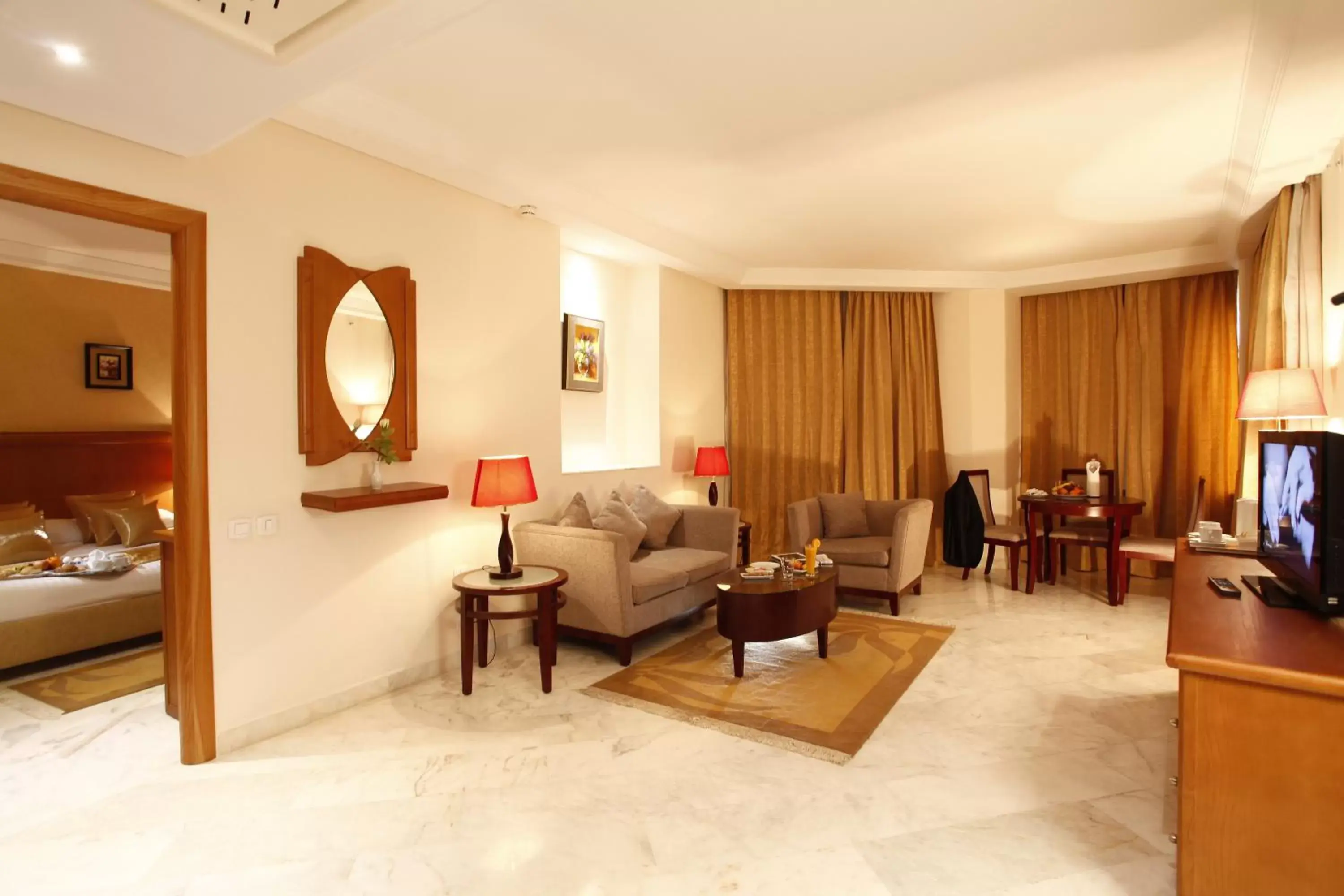 Decorative detail, Seating Area in Tunis Grand Hotel