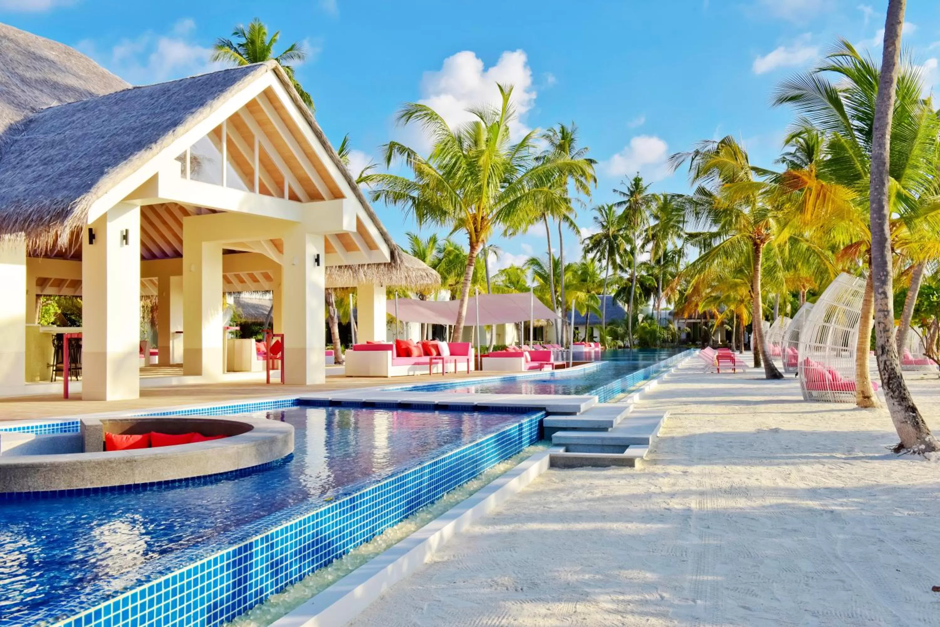 Swimming pool in Kandima Maldives