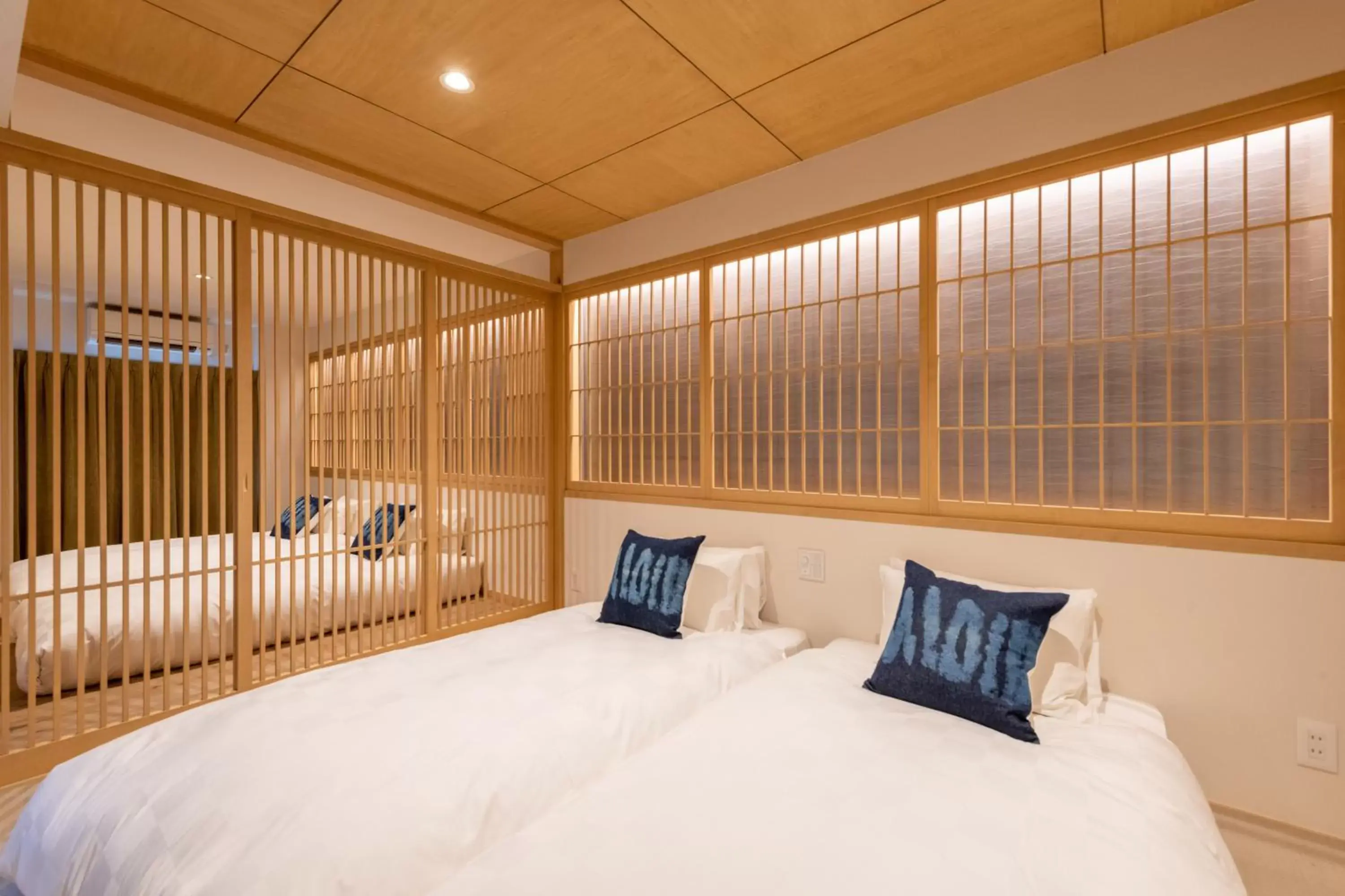 Photo of the whole room, Bed in Wayfarer Kyoto Shijo