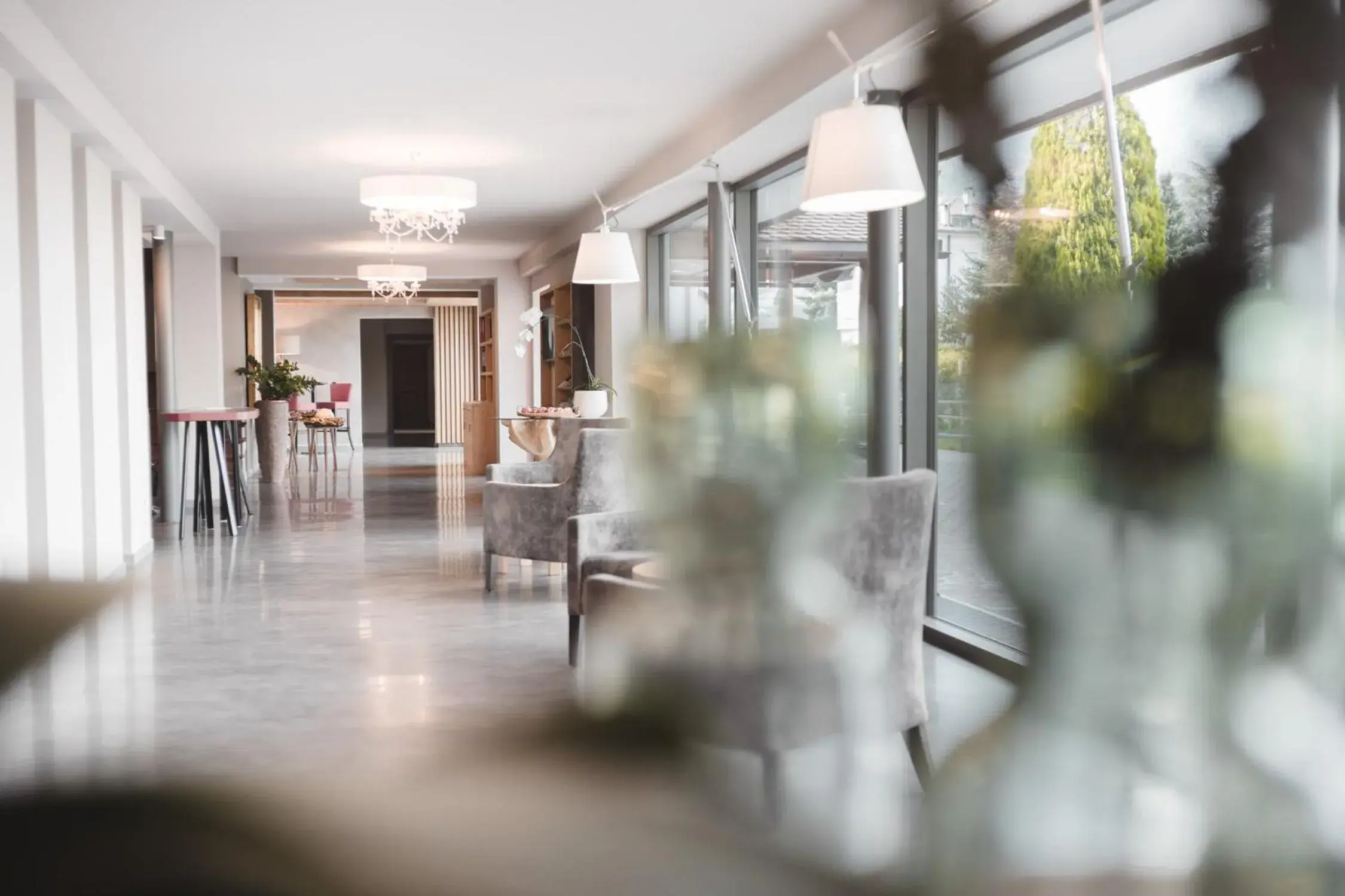 Lobby or reception, Restaurant/Places to Eat in Hotel Tiefenbrunn Gardensuites & Breakfast