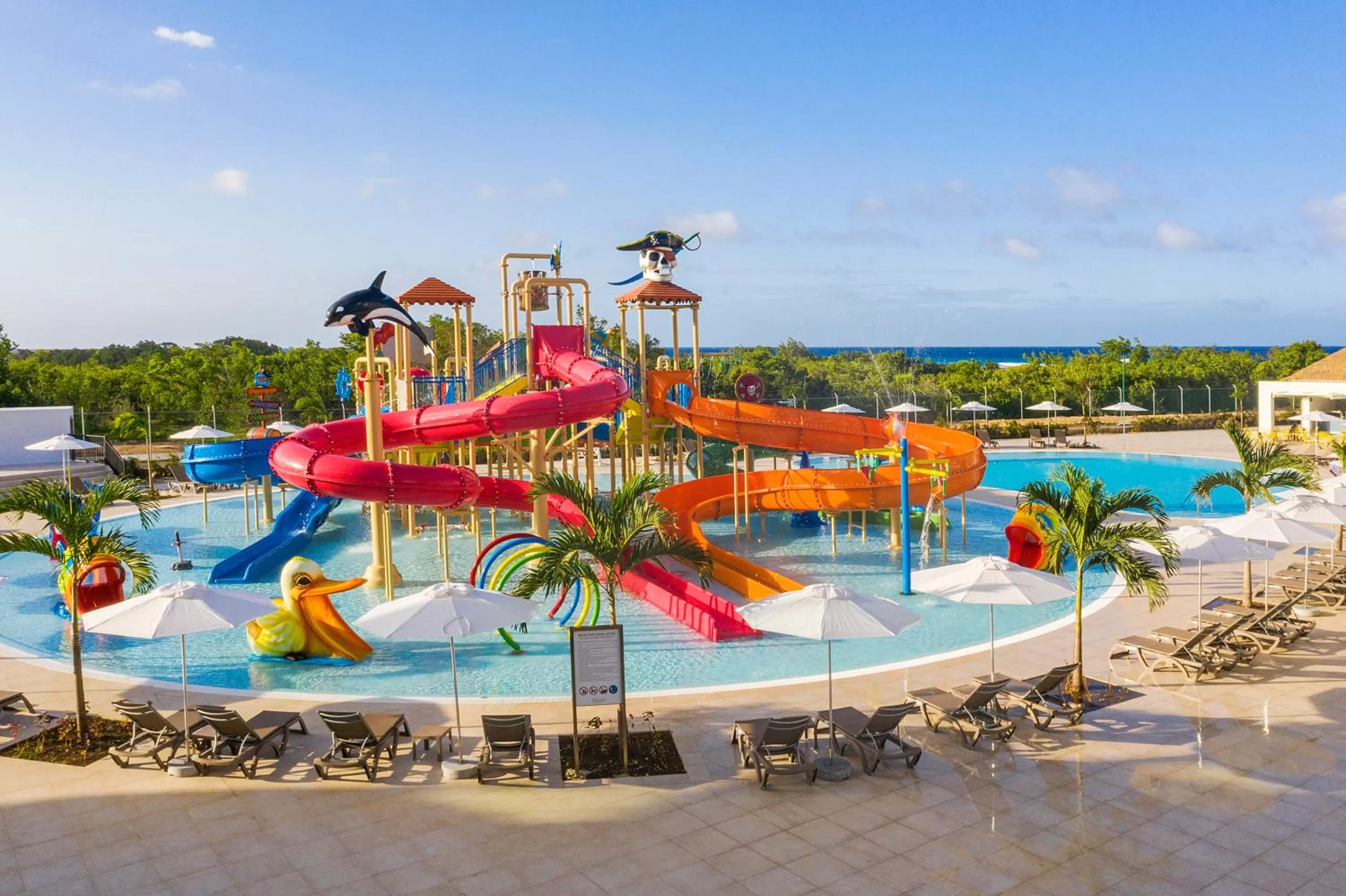Aqua park in Ocean Coral Spring Resort - All Inclusive
