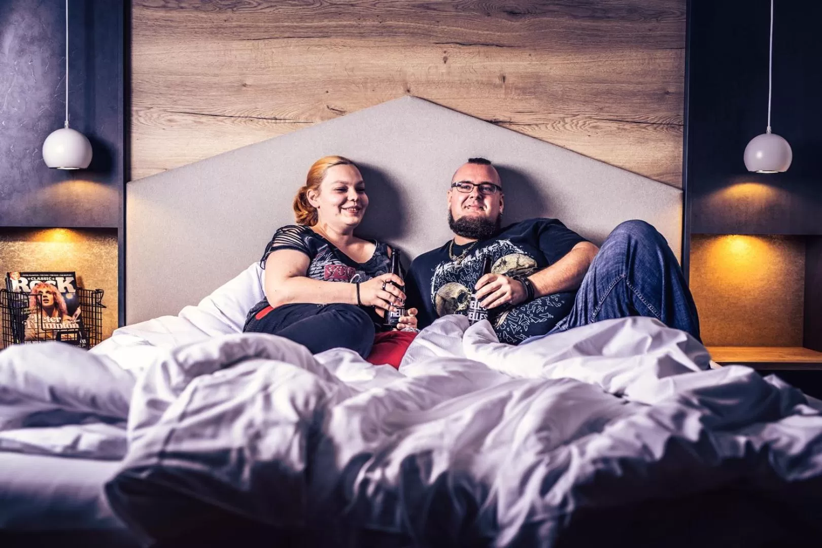 Bed in Rock&Chill Hotel Falter