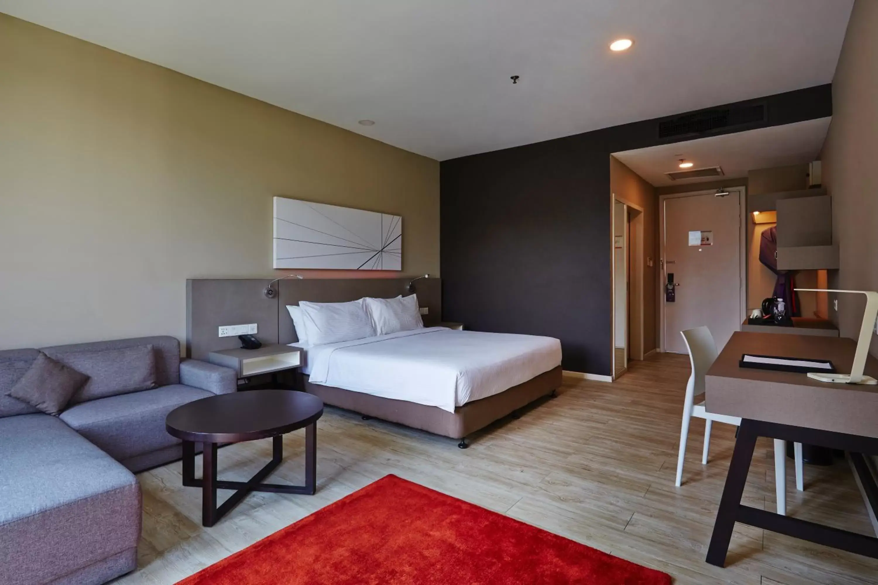 Bed in Qliq Damansara Hotel