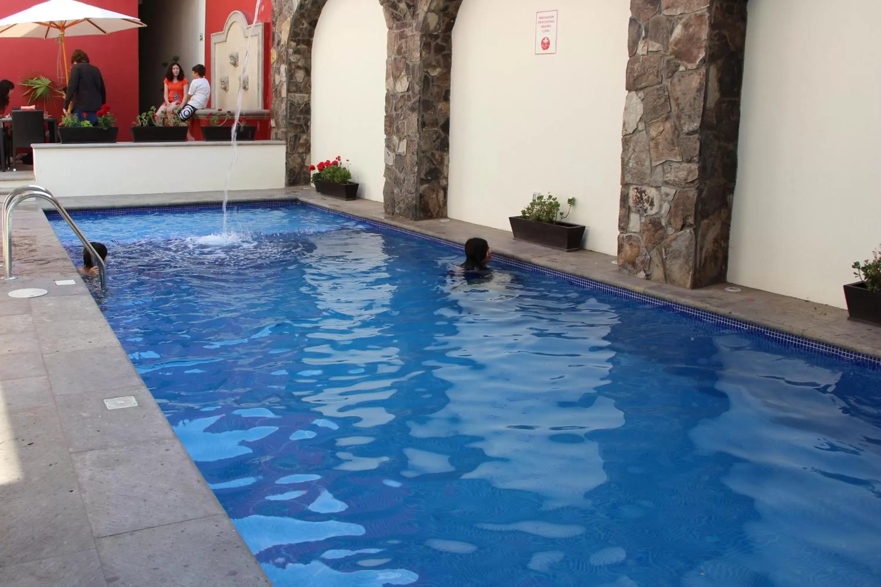 Breakfast, Swimming Pool in Hotel San Xavier