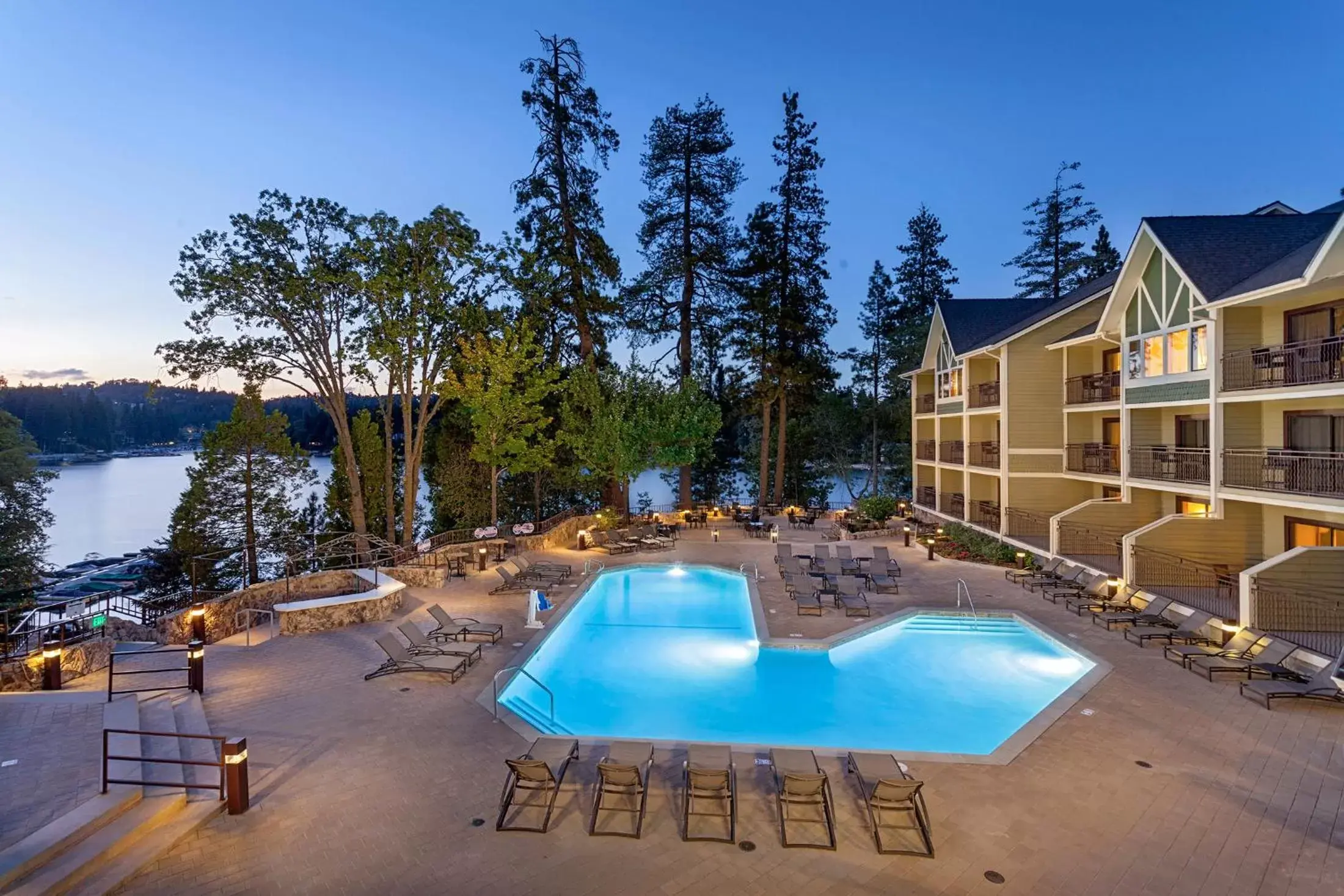 Swimming pool, Pool View in Lake Arrowhead Resort & Spa