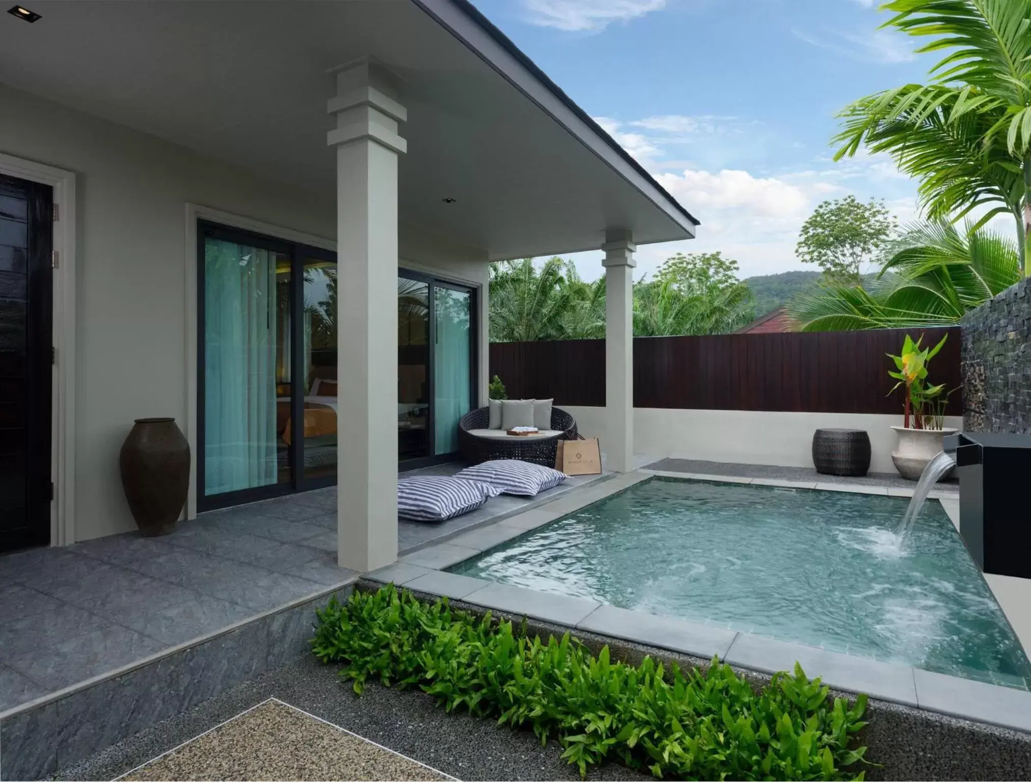 Garden view, Swimming Pool in De Malee Pool Villas - SHA Extra Plus