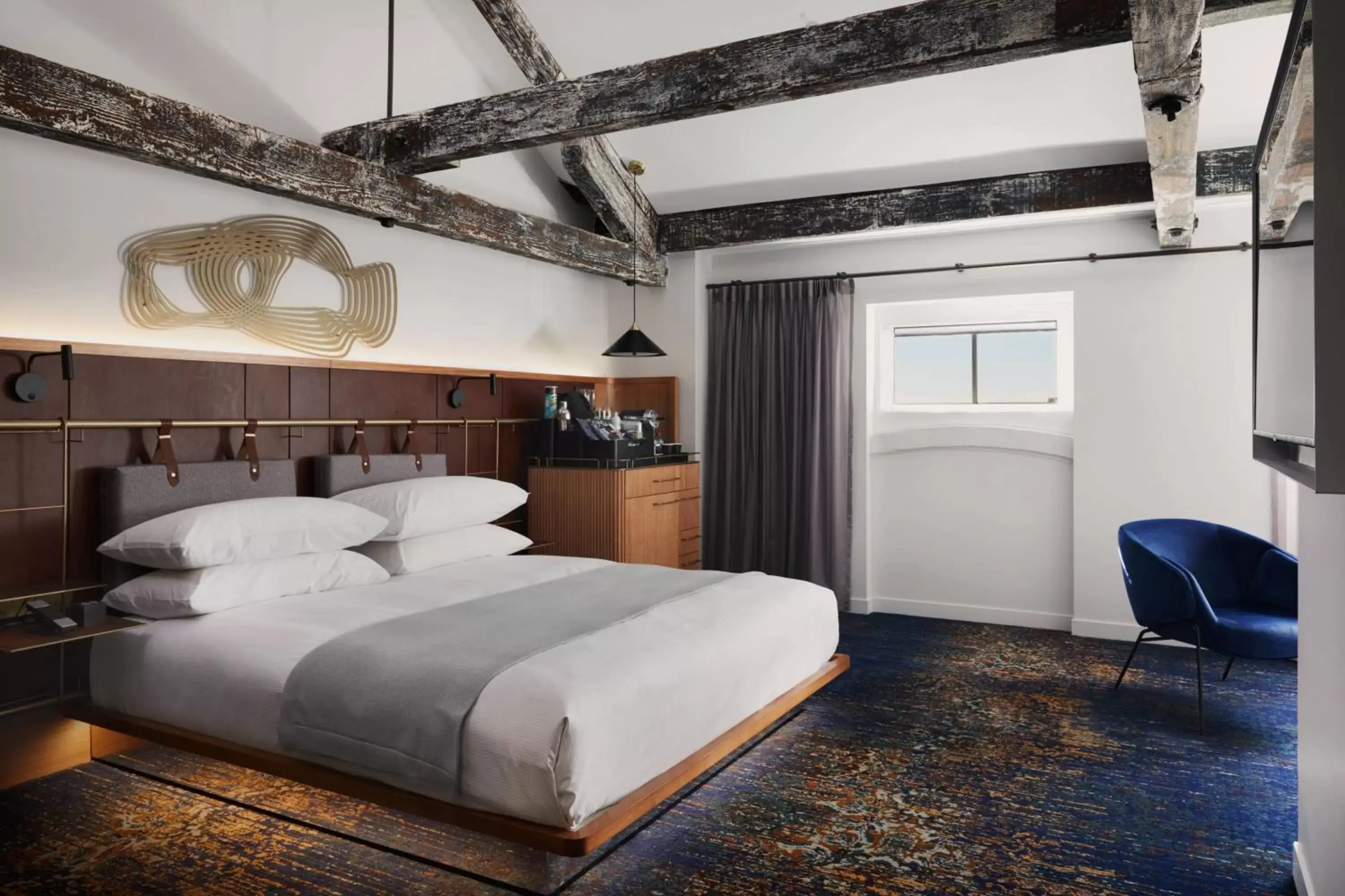 Photo of the whole room, Bed in Pier One Sydney Harbour, Autograph Collection