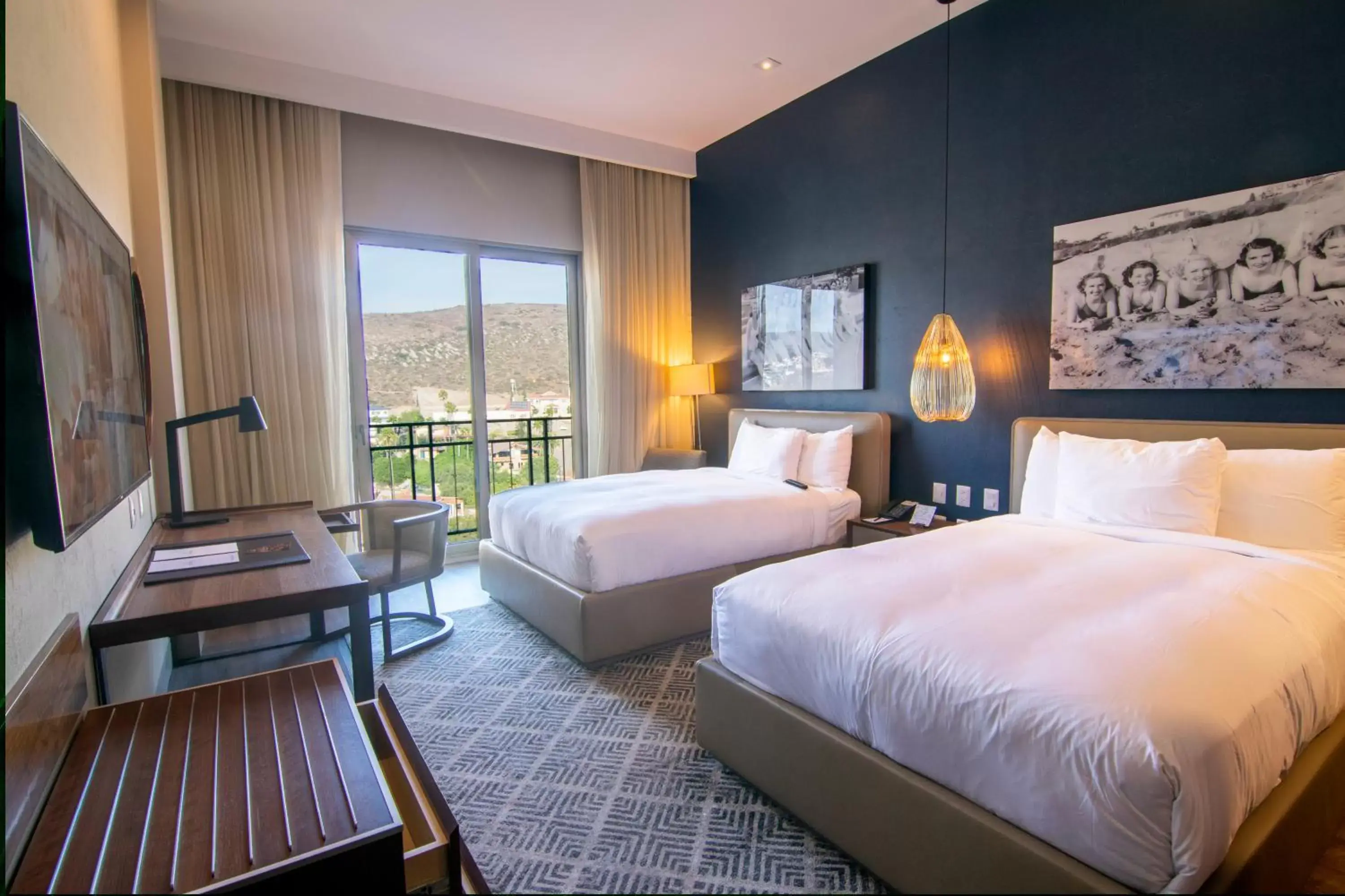 Bed in Torre Lucerna Hotel Ensenada
