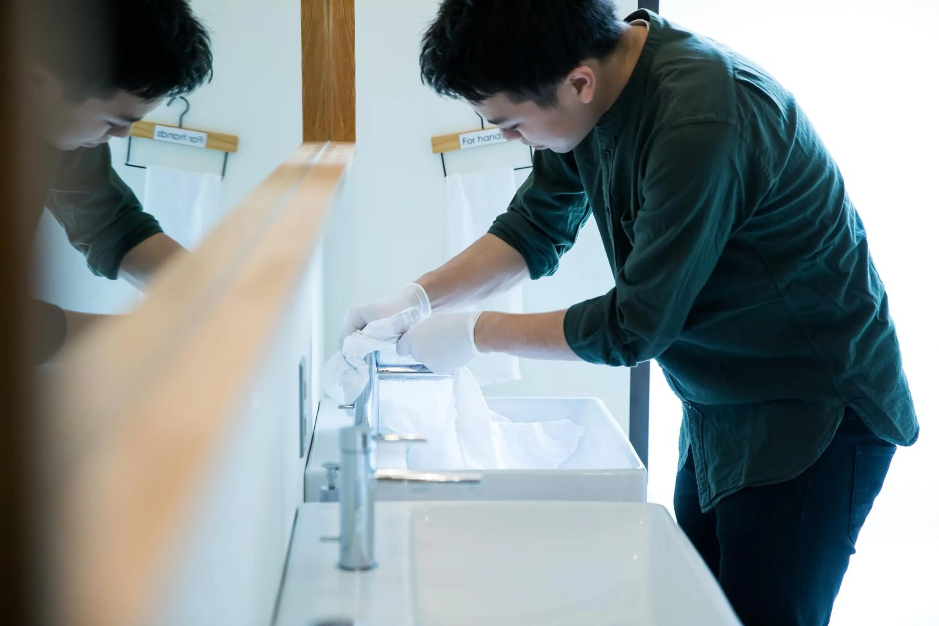 Staff in Hostel Mitsuwaya Osaka