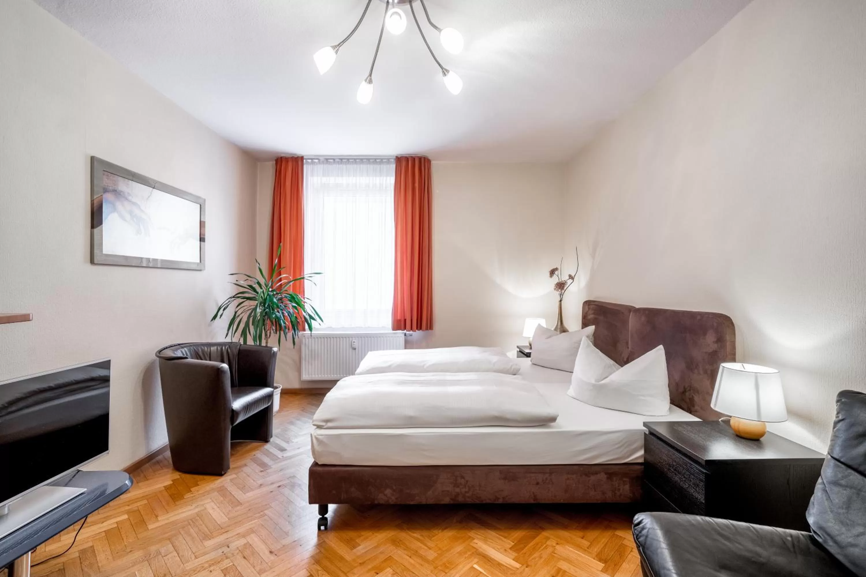 Bed in Aparthotel Münzgasse An der Frauenkirche