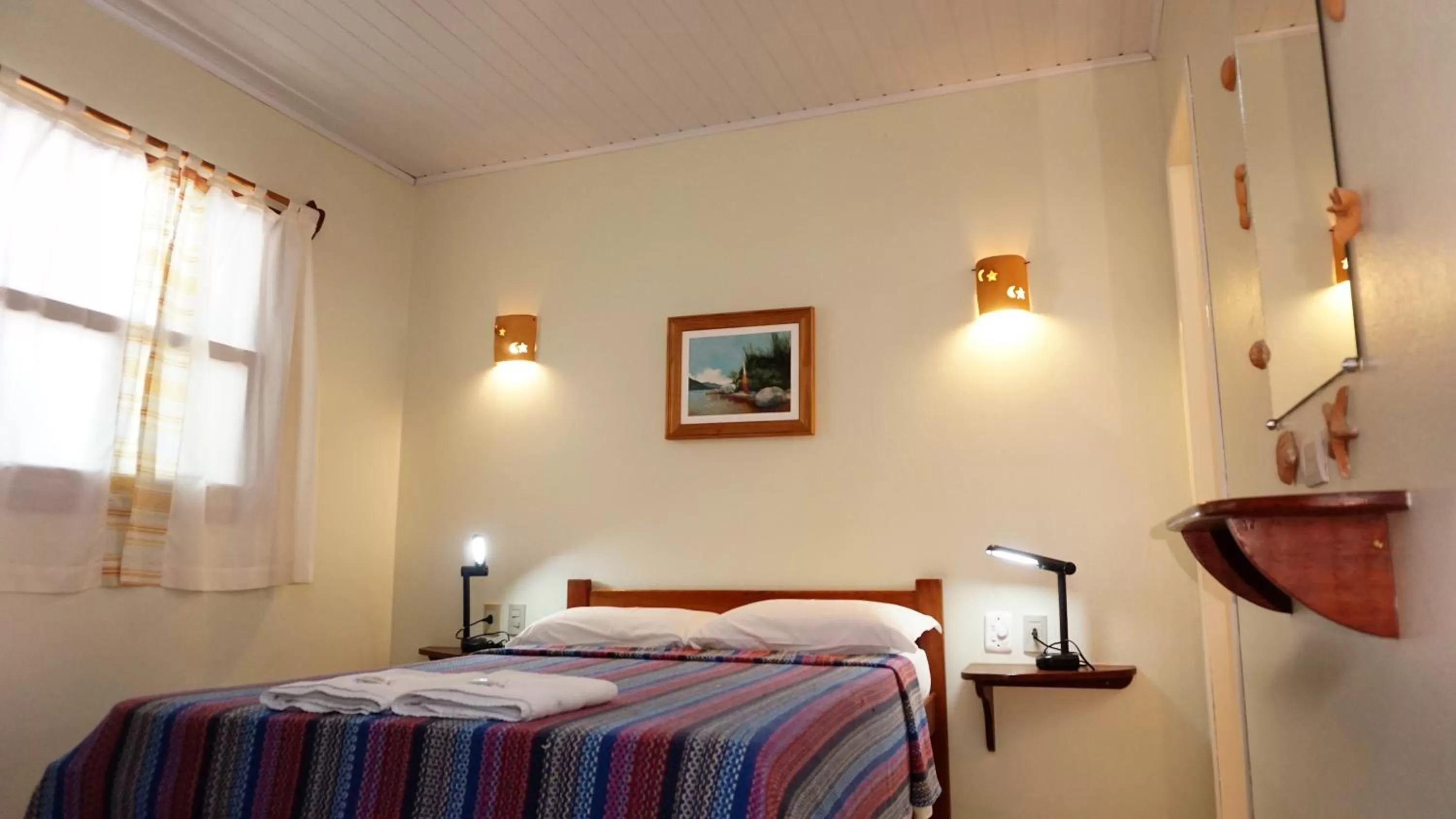 Bed in Pousada Barratur