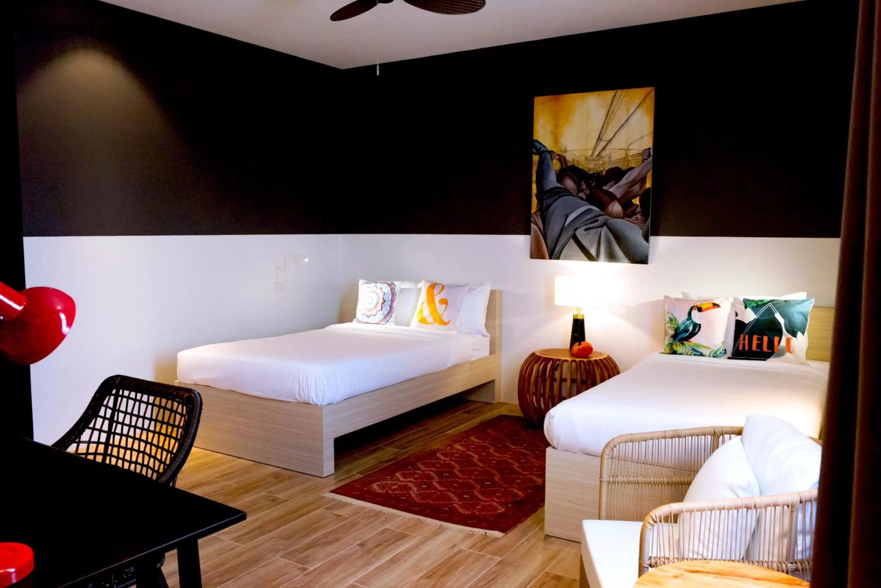 Bed in UNWND Boutique Hotel Dumaguete