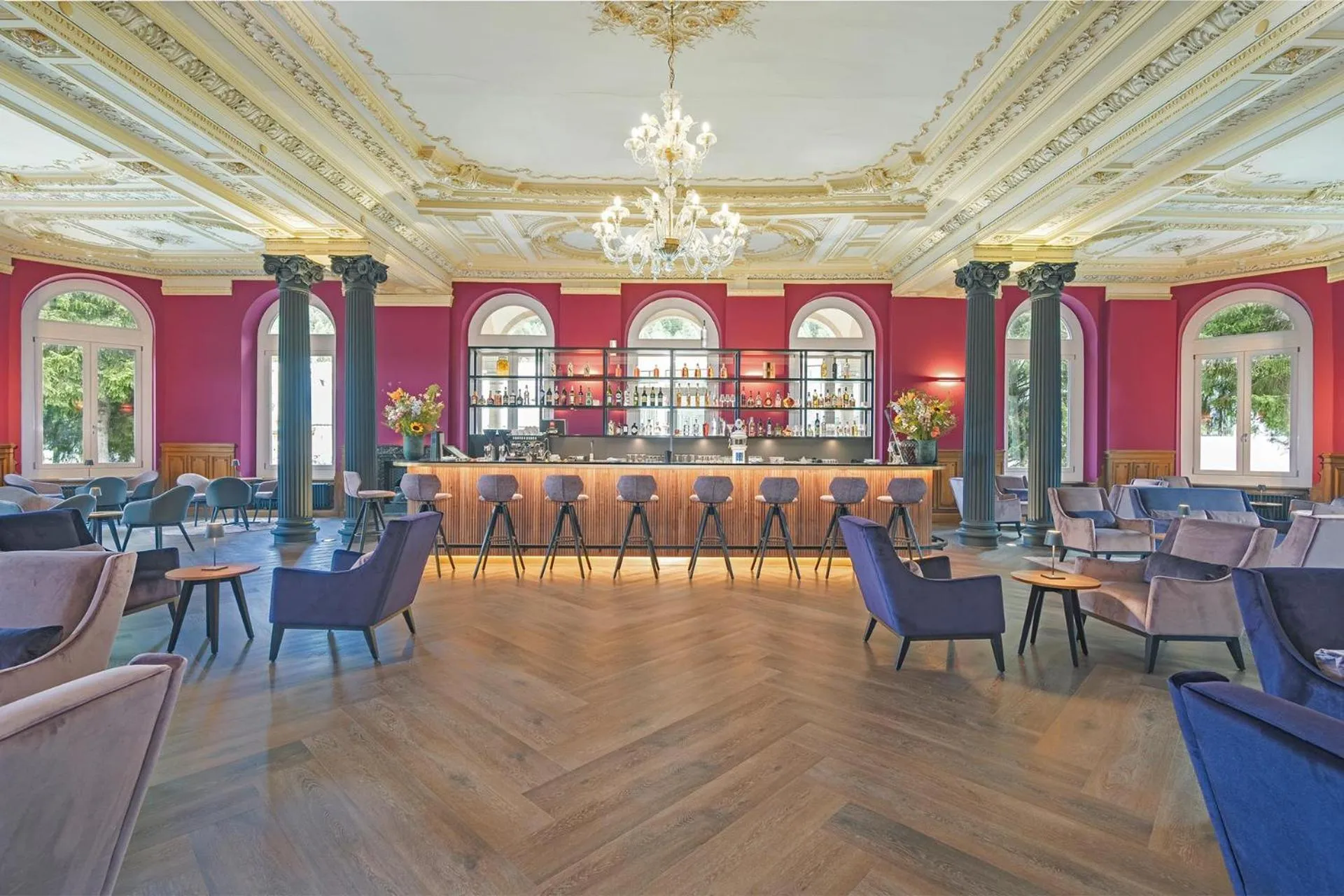 Lounge or bar in Hotel Reine Victoria