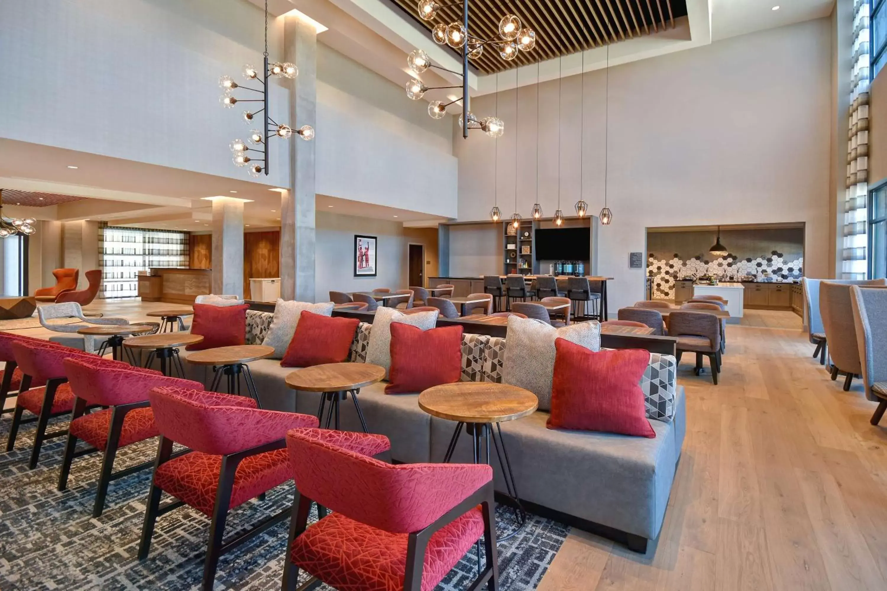 Lobby or reception, Restaurant/Places to Eat in Homewood Suites by Hilton Tuscaloosa Downtown, AL