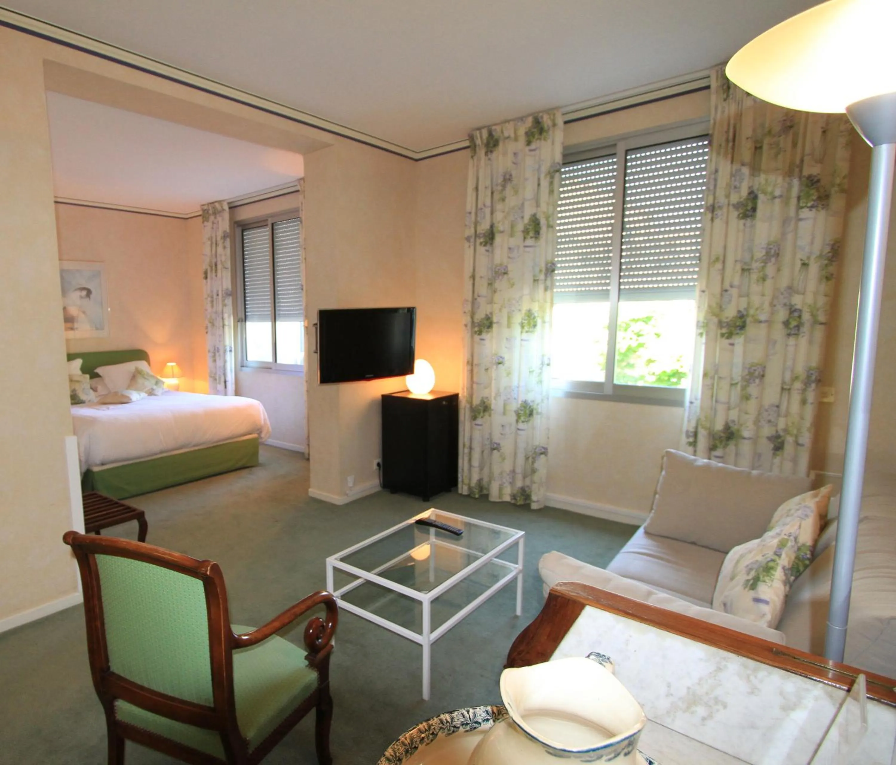 Photo of the whole room, Bed in Hostellerie Du Grand Saint Antoine