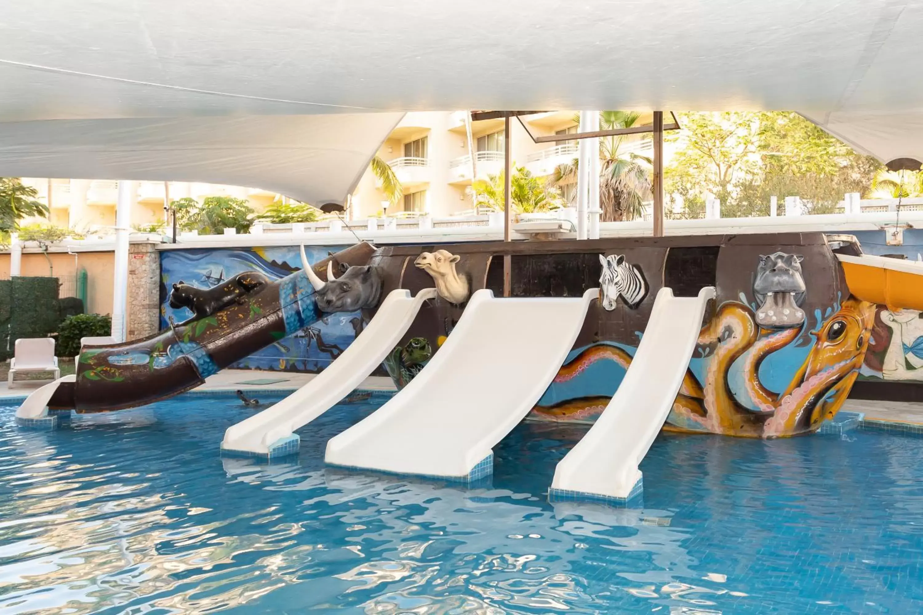 Aqua park in Royal Solaris Los Cabos-All Inclusive