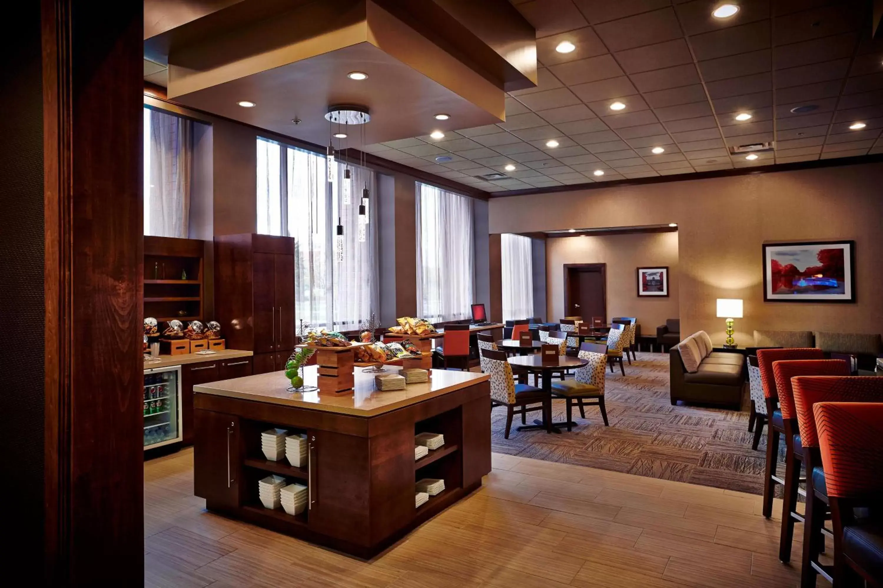 Lounge or bar, Restaurant/Places to Eat in Columbus Airport Marriott