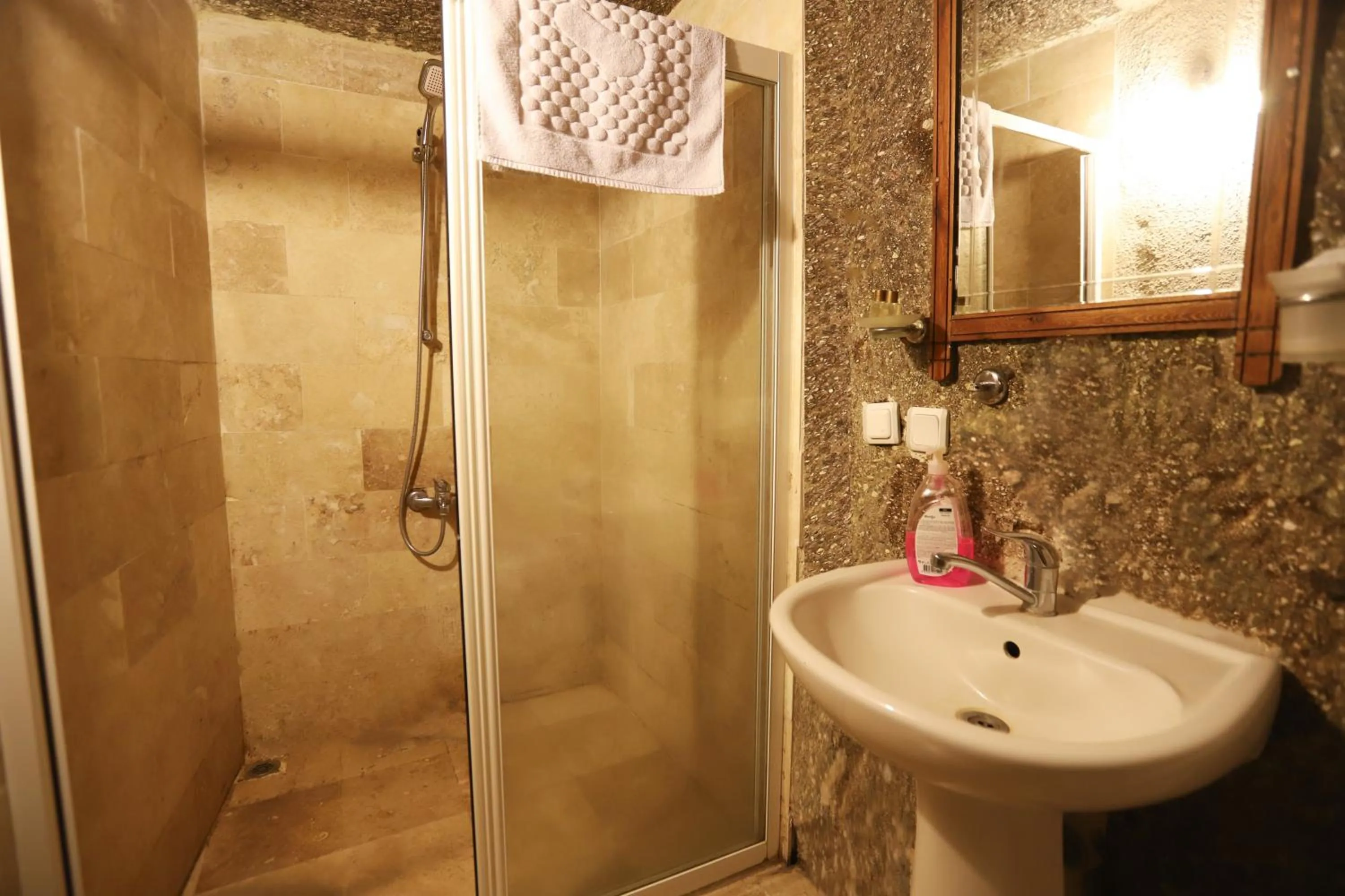 Shower in Antique Terrace Cave Suites