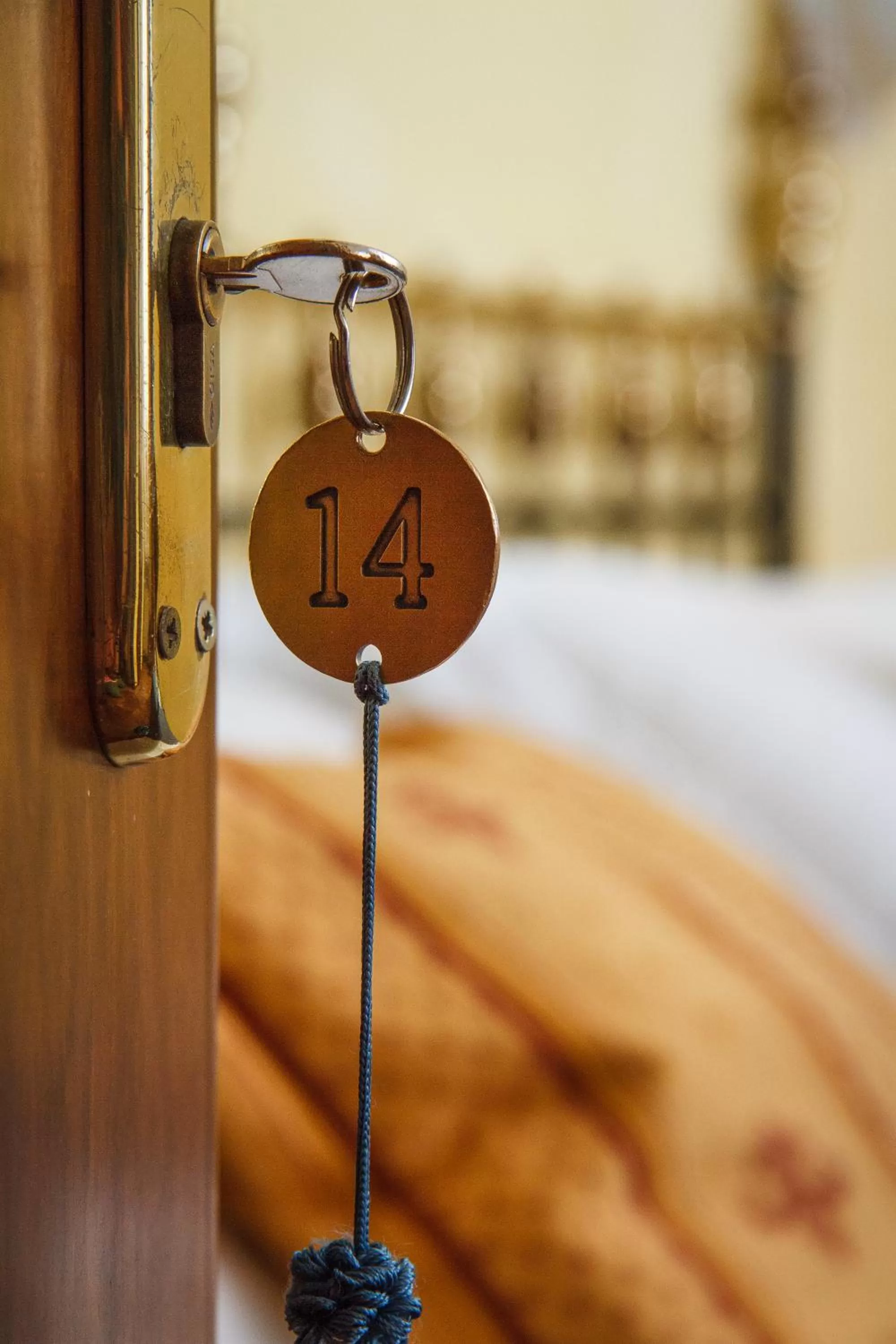 Decorative detail, Bed in Hotel Nizza