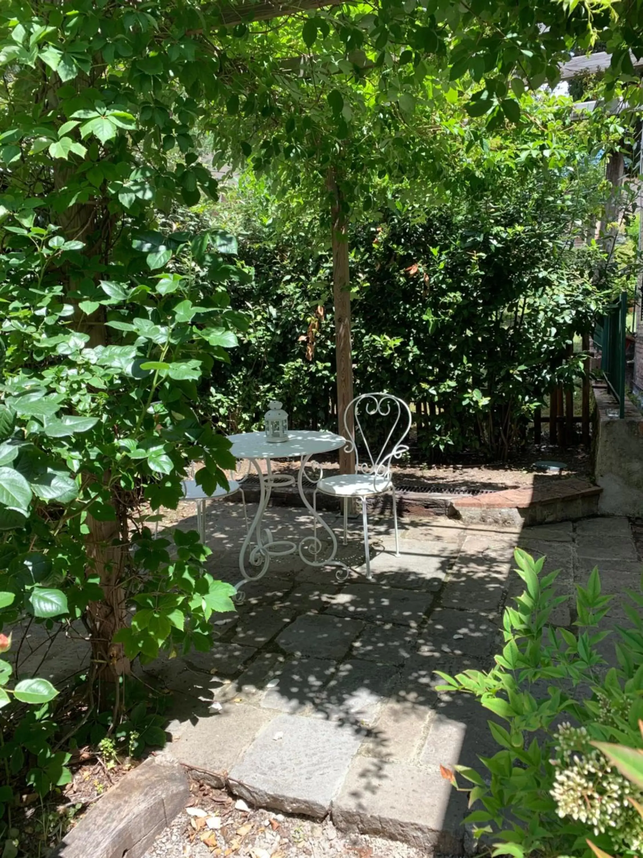 Patio in La Coroncina Lodging