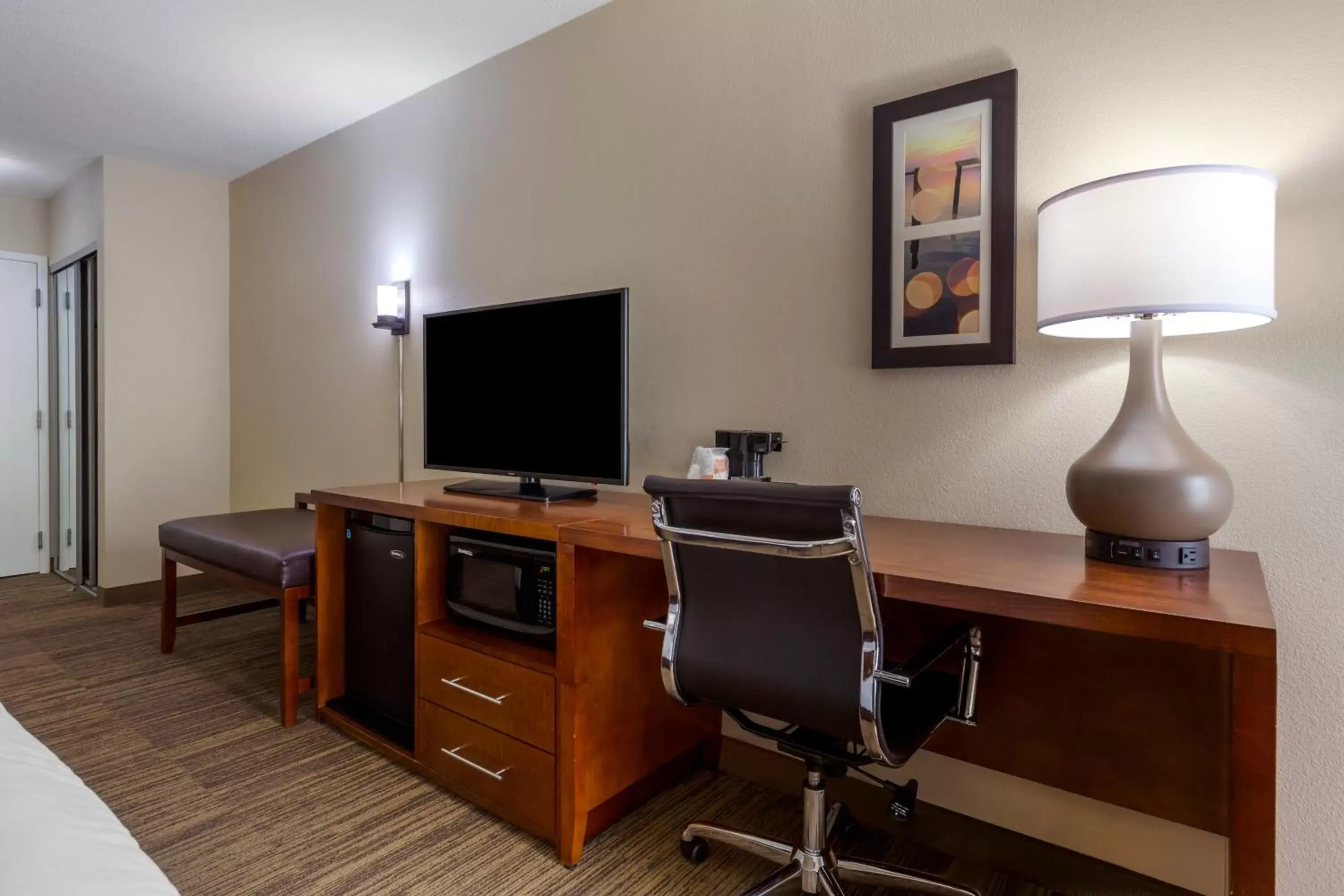 acessibility, TV/Entertainment Center in Comfort Inn University Durham - Chapel Hill