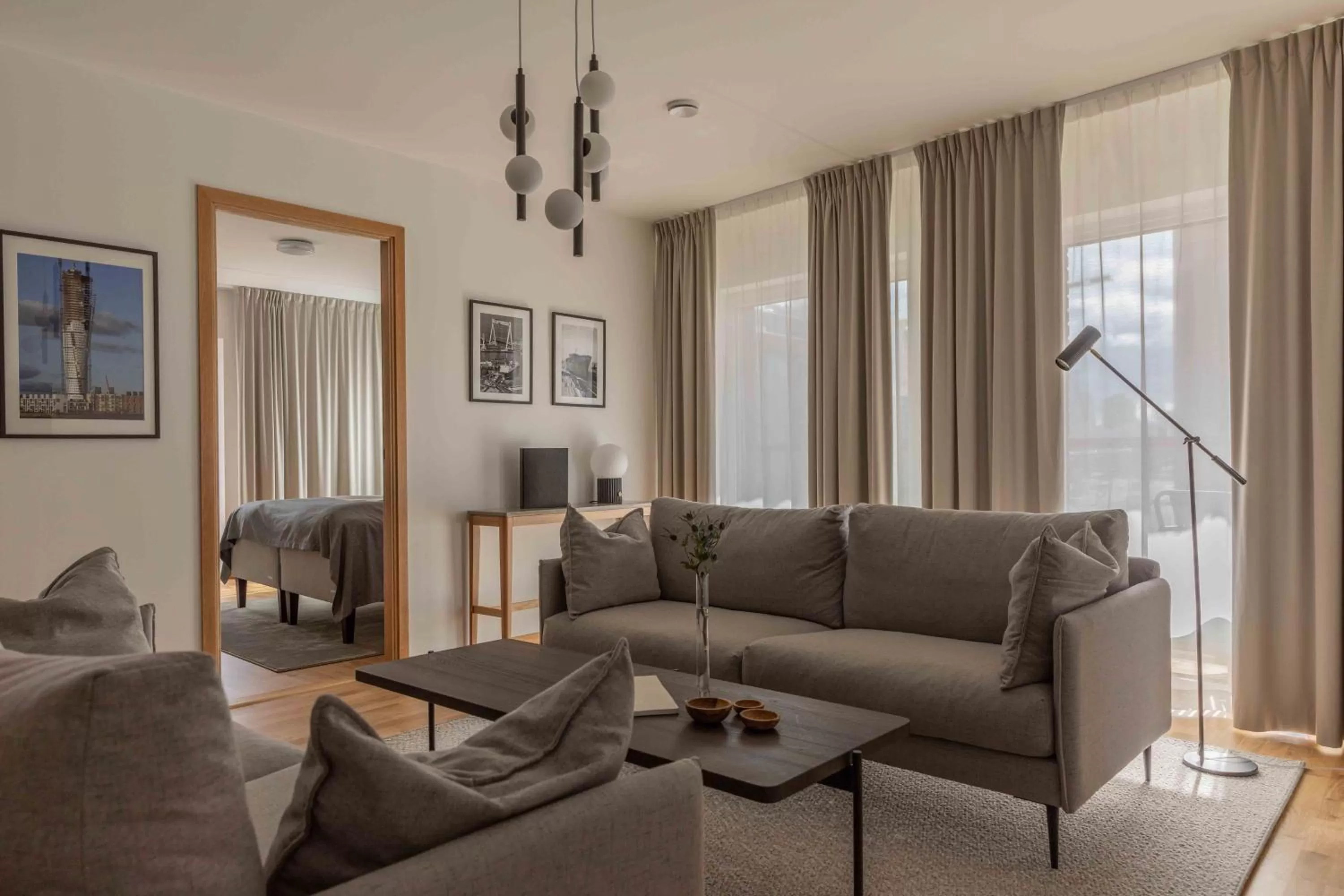 Living room in The More Hotel Västra Hamnen