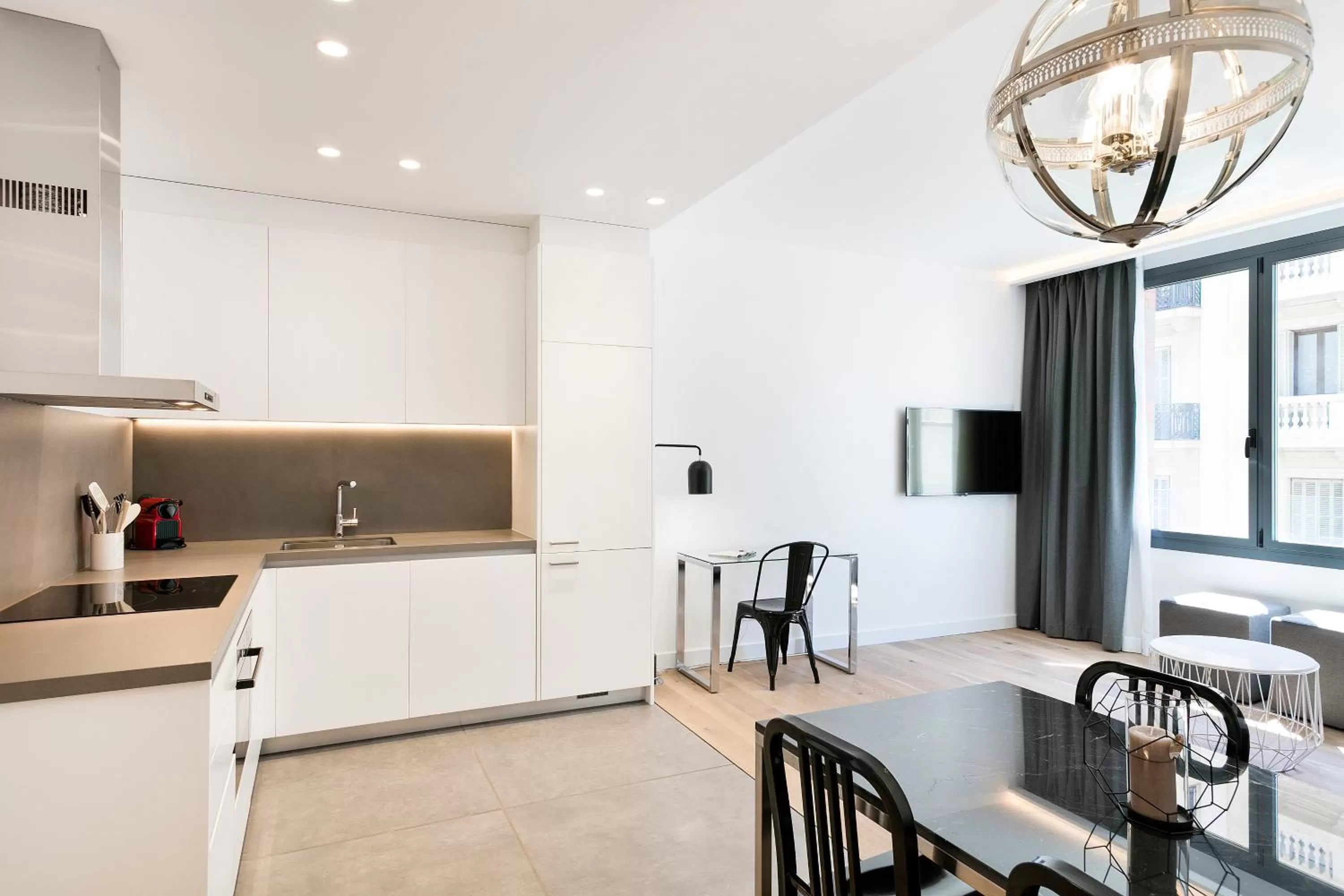 Kitchen or kitchenette in Murmuri Residence Mercader