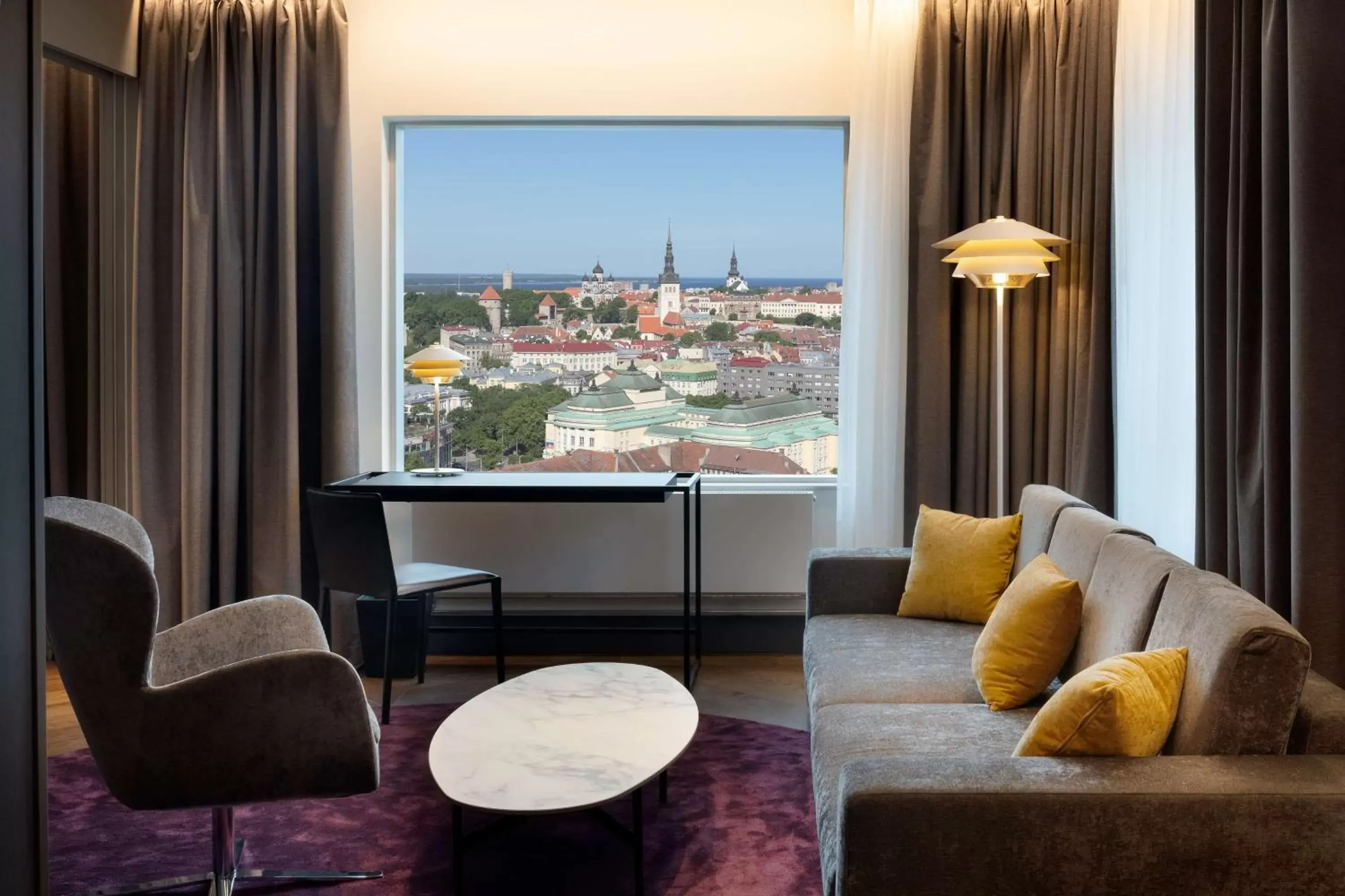 View (from property/room), Seating Area in Radisson Collection Hotel, Tallinn