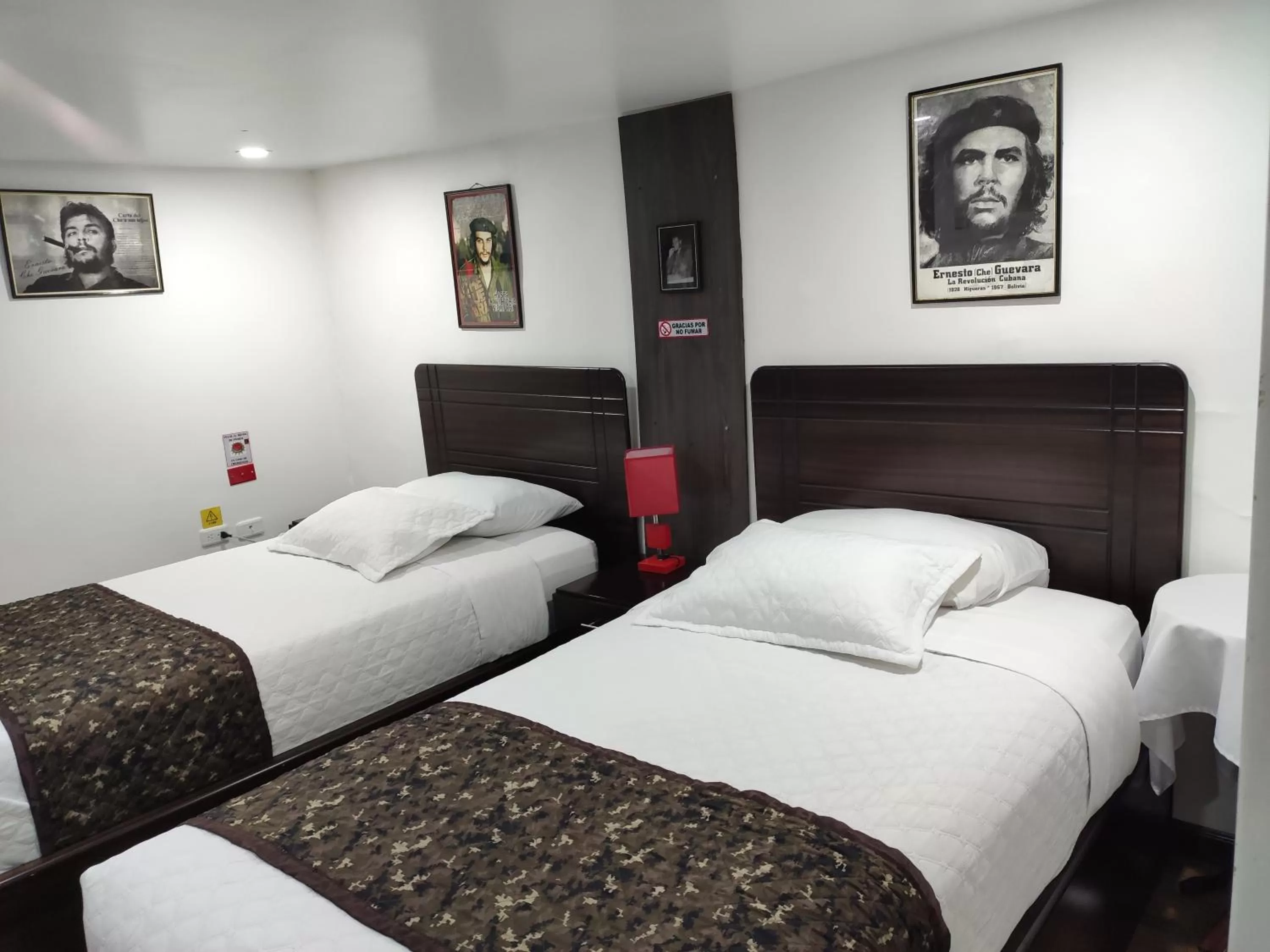 Bed in Hotel el Che No apto para corruptos