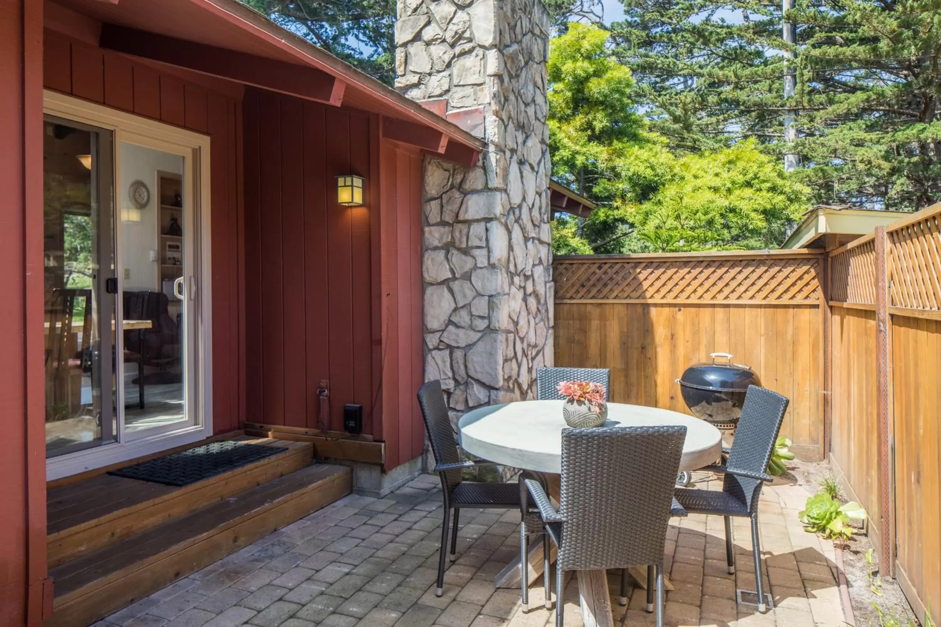 Patio in Andril Fireplace Cottages