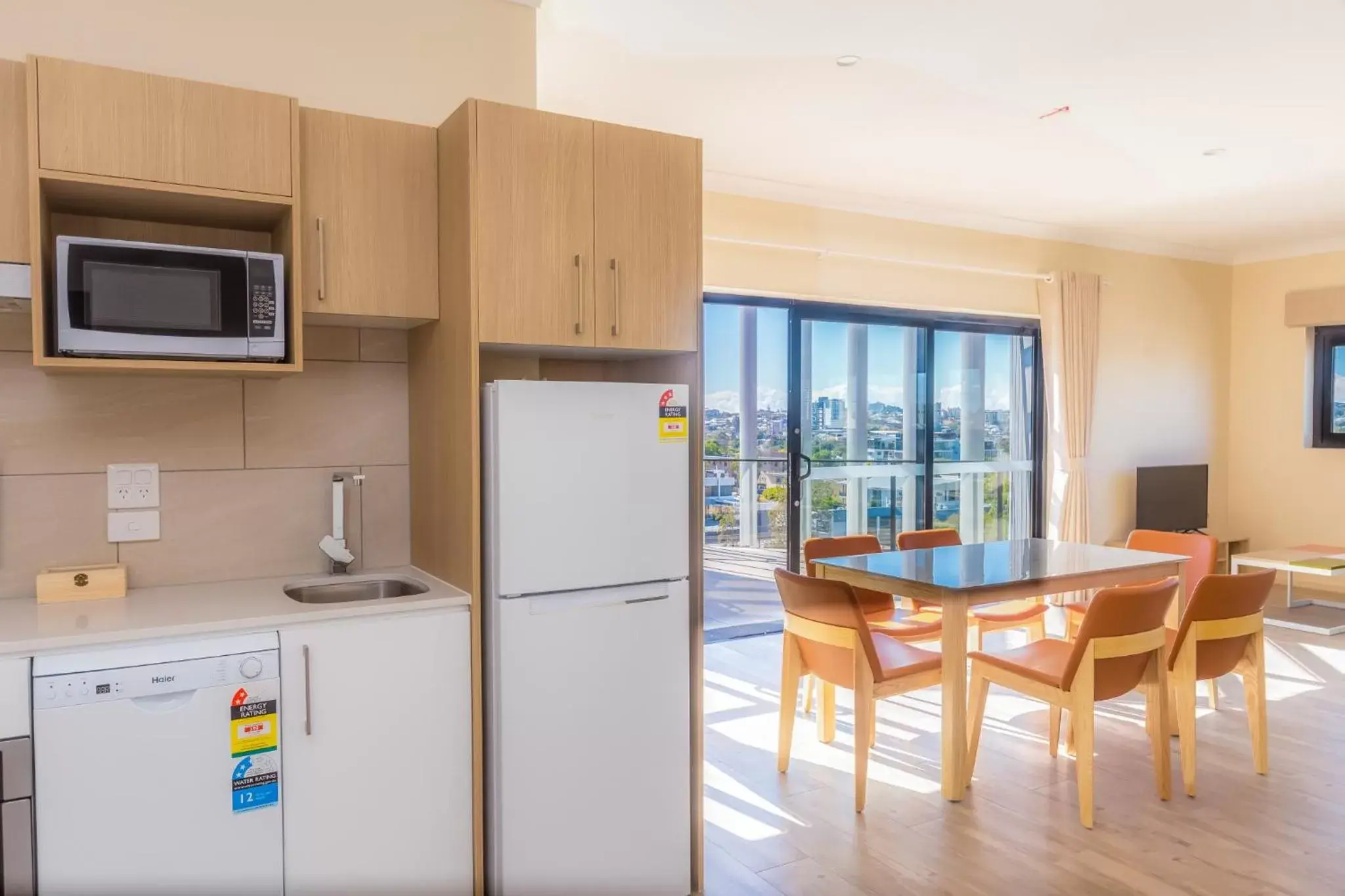 Kitchen/Kitchenette in The Windsor Apartments and Hotel Rooms, Brisbane