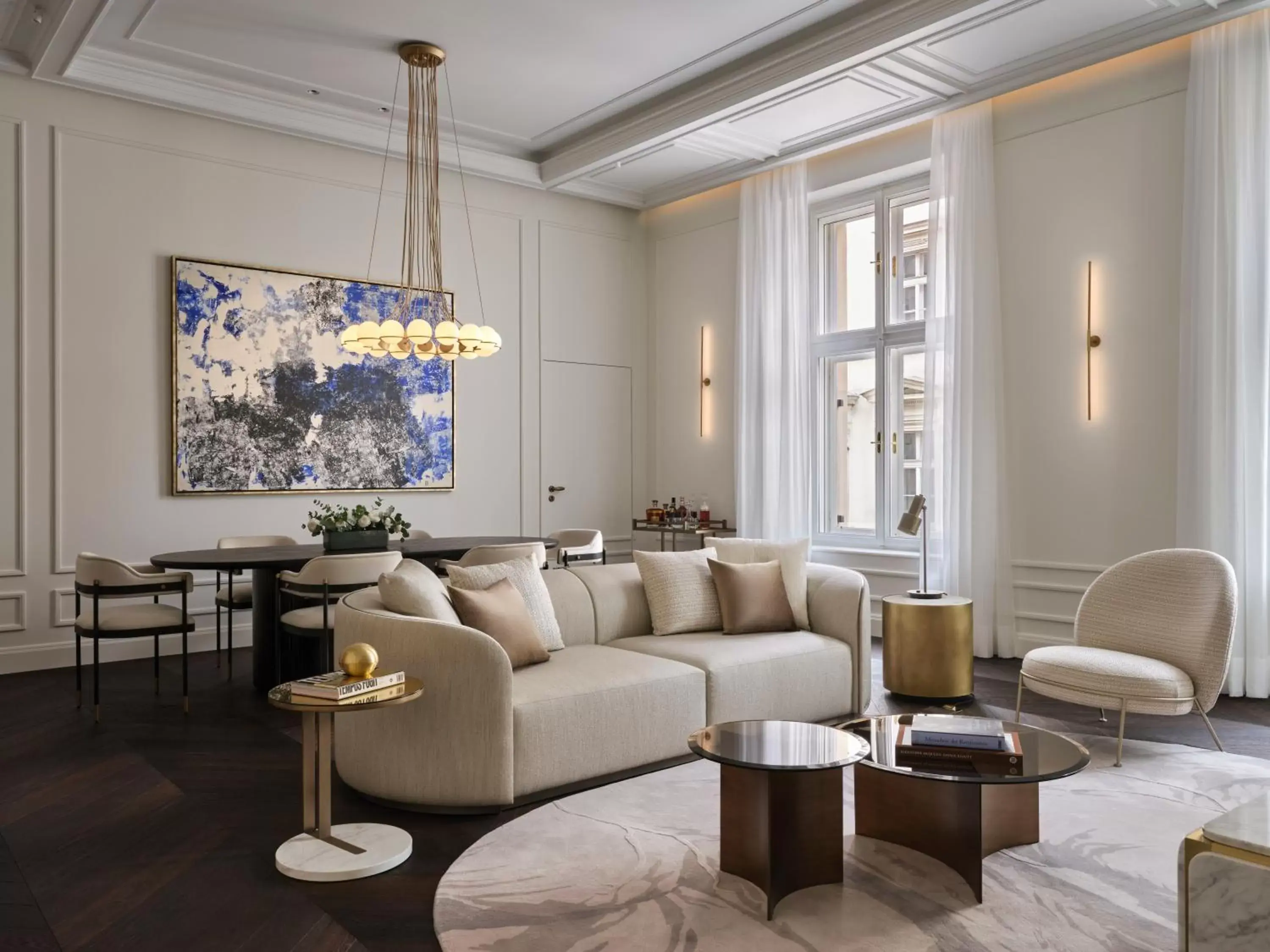 Living room, Lounge/Bar in The Ritz-Carlton, Vienna