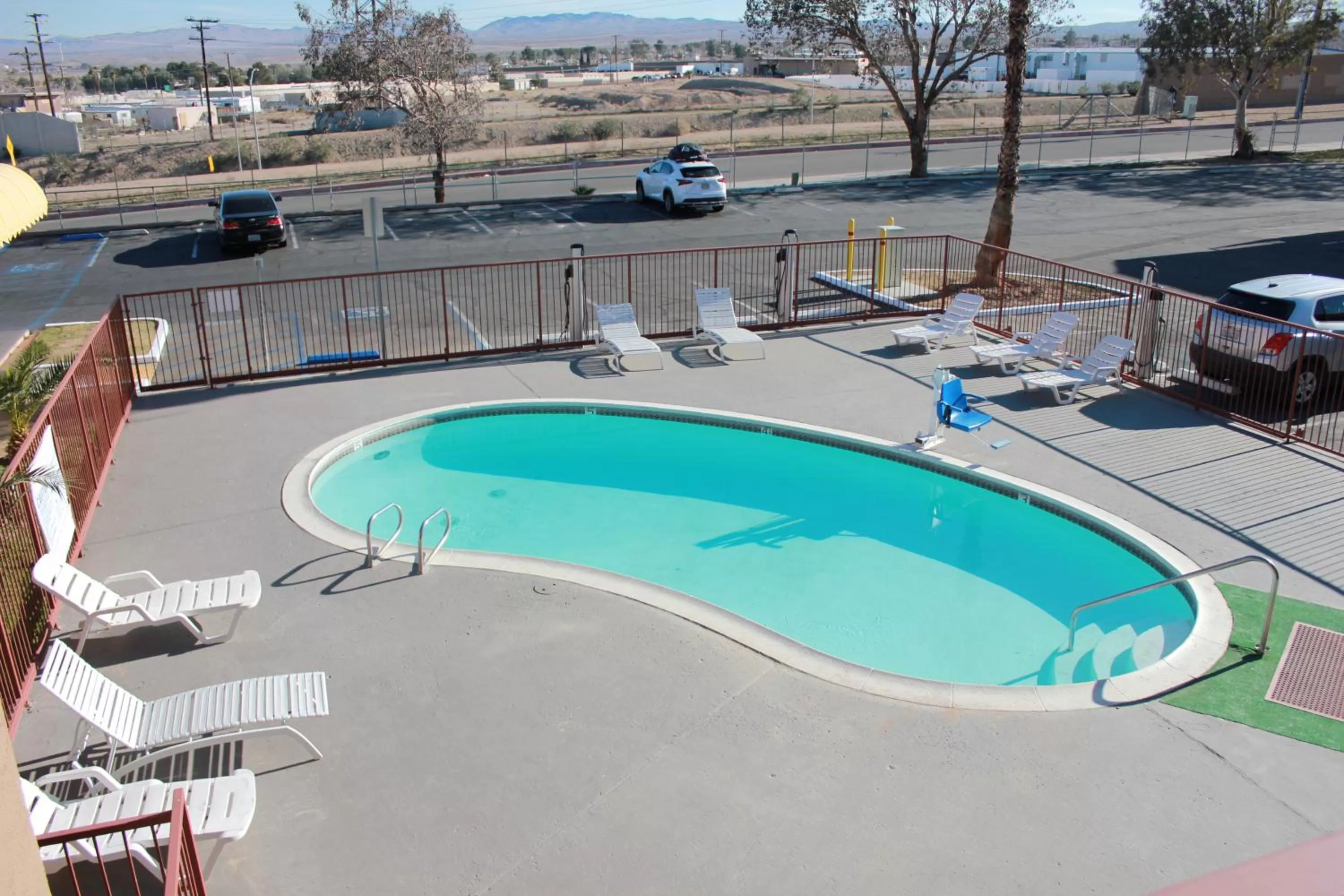 Pool view in Days Inn by Wyndham Barstow