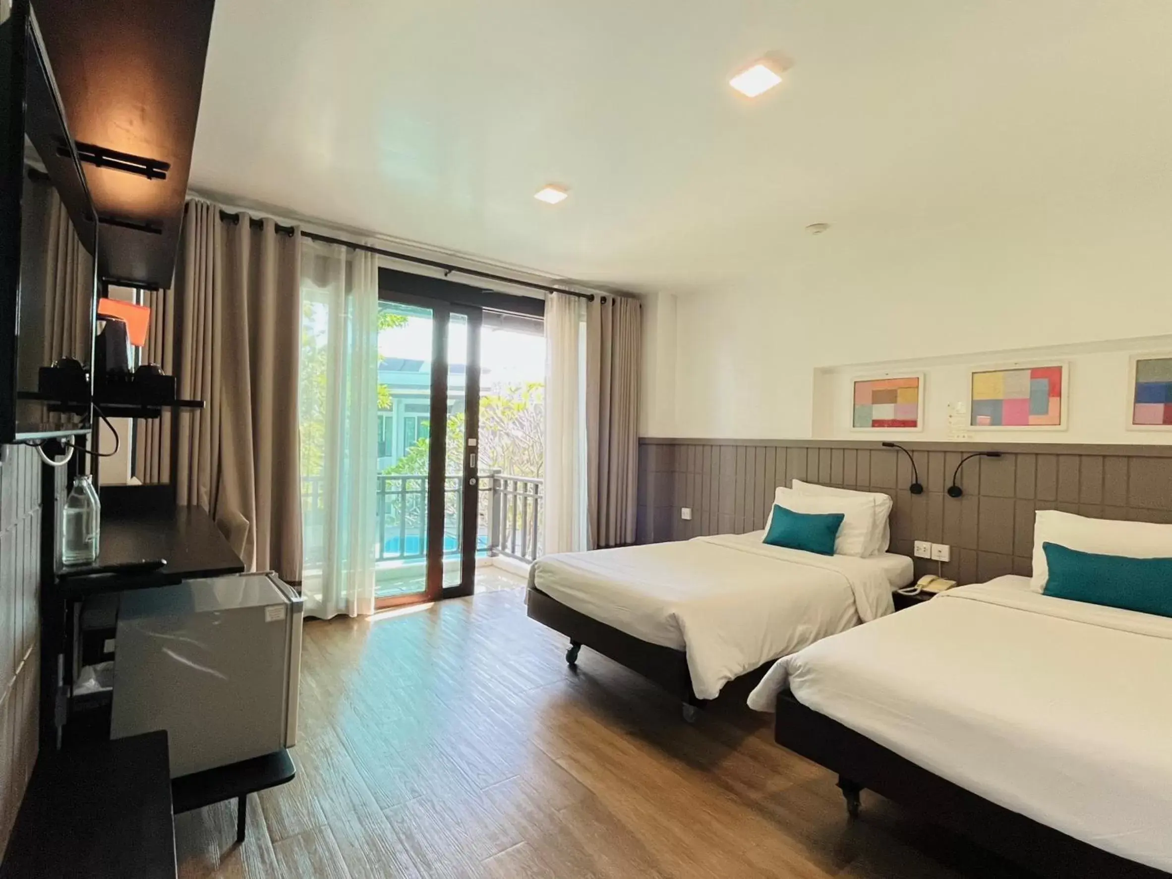 Bed in The Mantrini Chiang Rai Bed in The Mantrini Chiang Rai