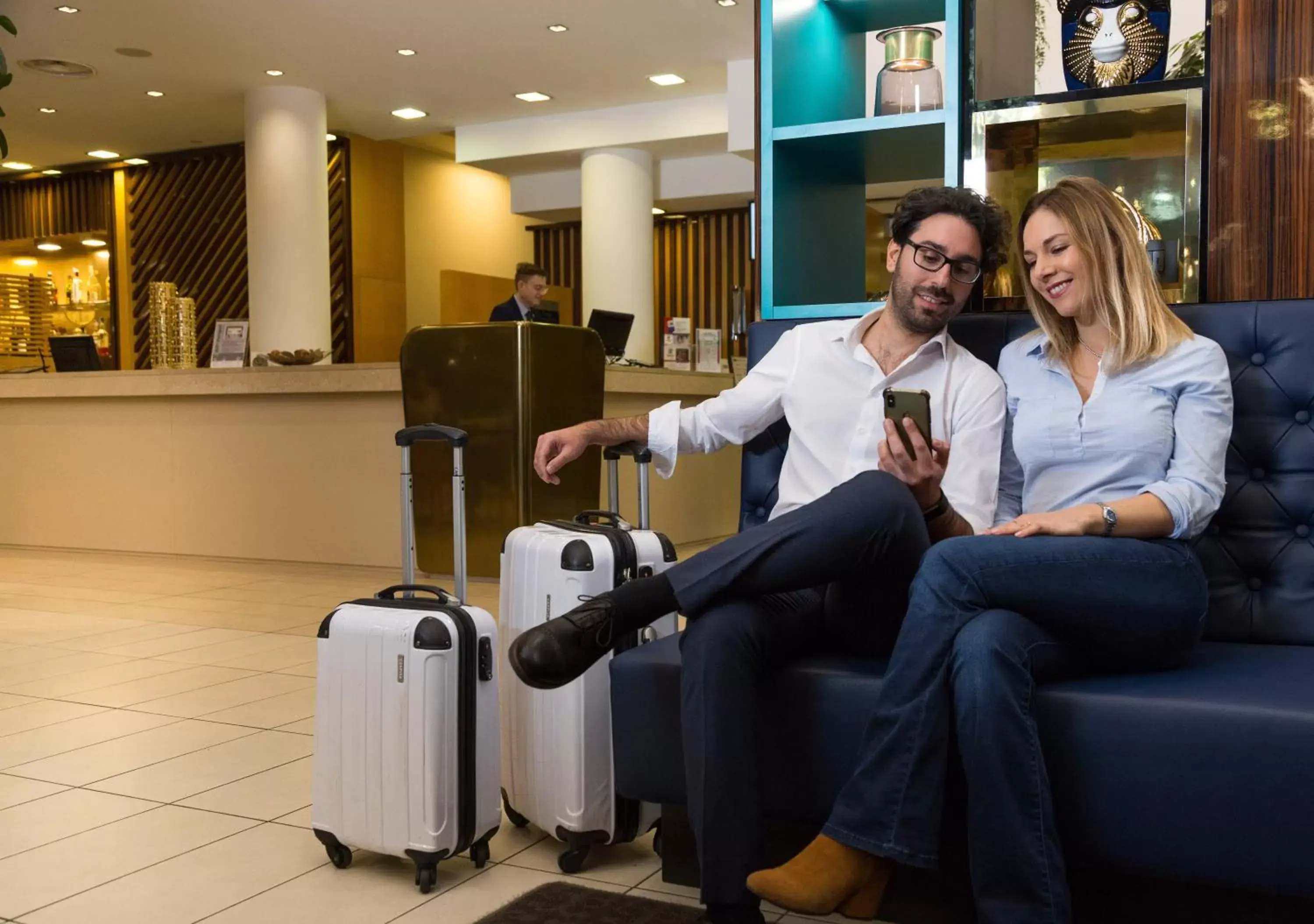 Lobby or reception in Holiday Inn Bologna - Fiera, an IHG Hotel